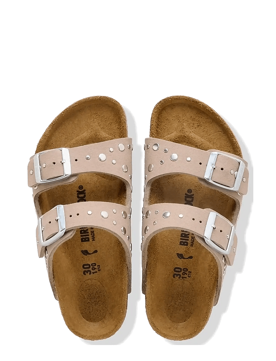 Birkenstock - Arizona Rivets Kids SYN - hausschuhe - soft birki gray taupe - 1
