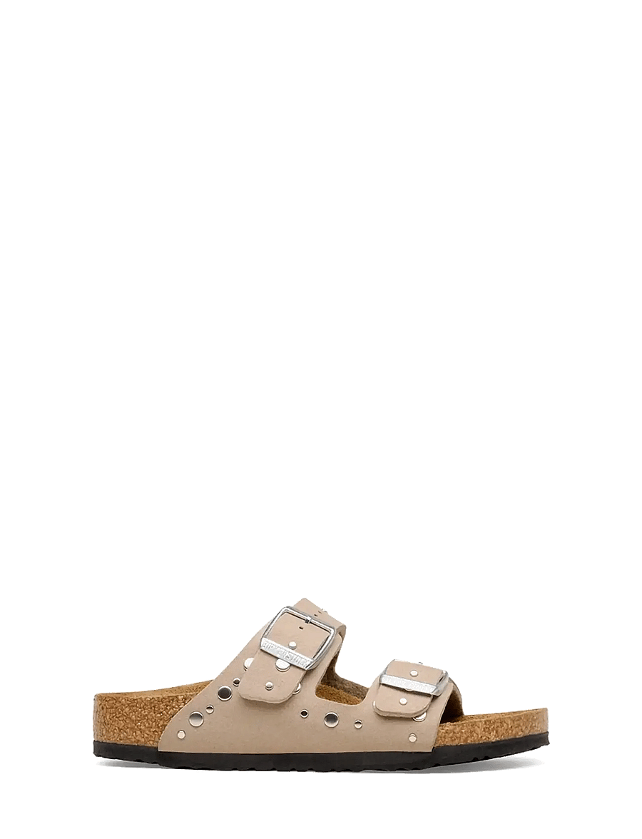 Birkenstock - Arizona Rivets Kids SYN - hausschuhe - soft birki gray taupe - 2