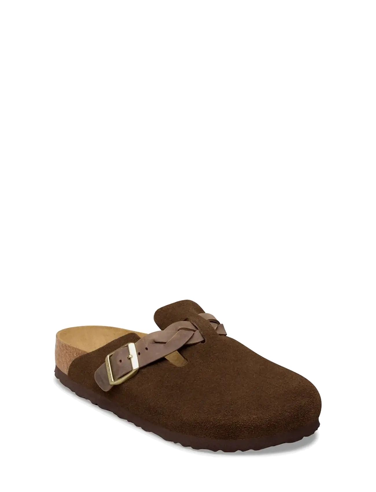 Birkenstock Boston Braided Leoi/Leve Carafe, 38, Mules & Slip-ins, Braun - Flat Mules, Frauen