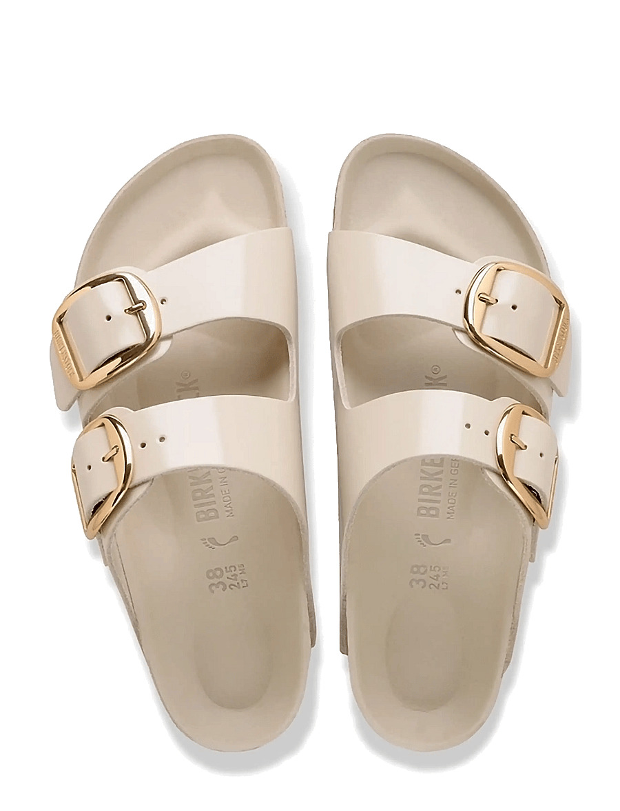 Birkenstock - Arizona BB LENA HS Oyster HEX - flade sandaler - high-shine oyster - 1