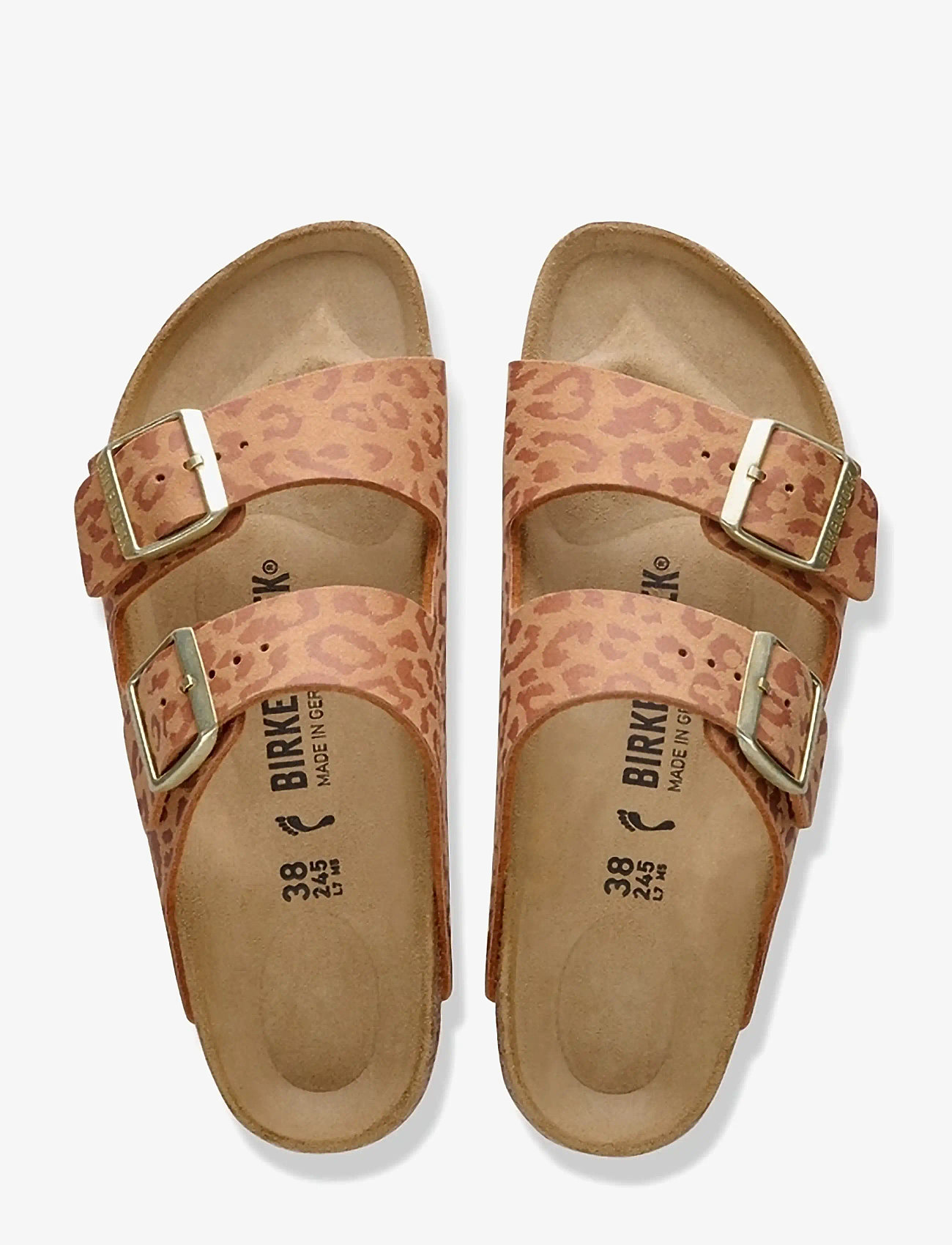 Birkenstock - Arizona SYN - flade sandaler - leo pecan - 1