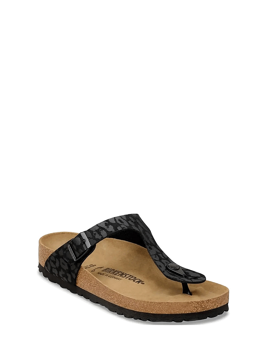 Birkenstock - Gizeh SYN - flat sandals - leo black - 0