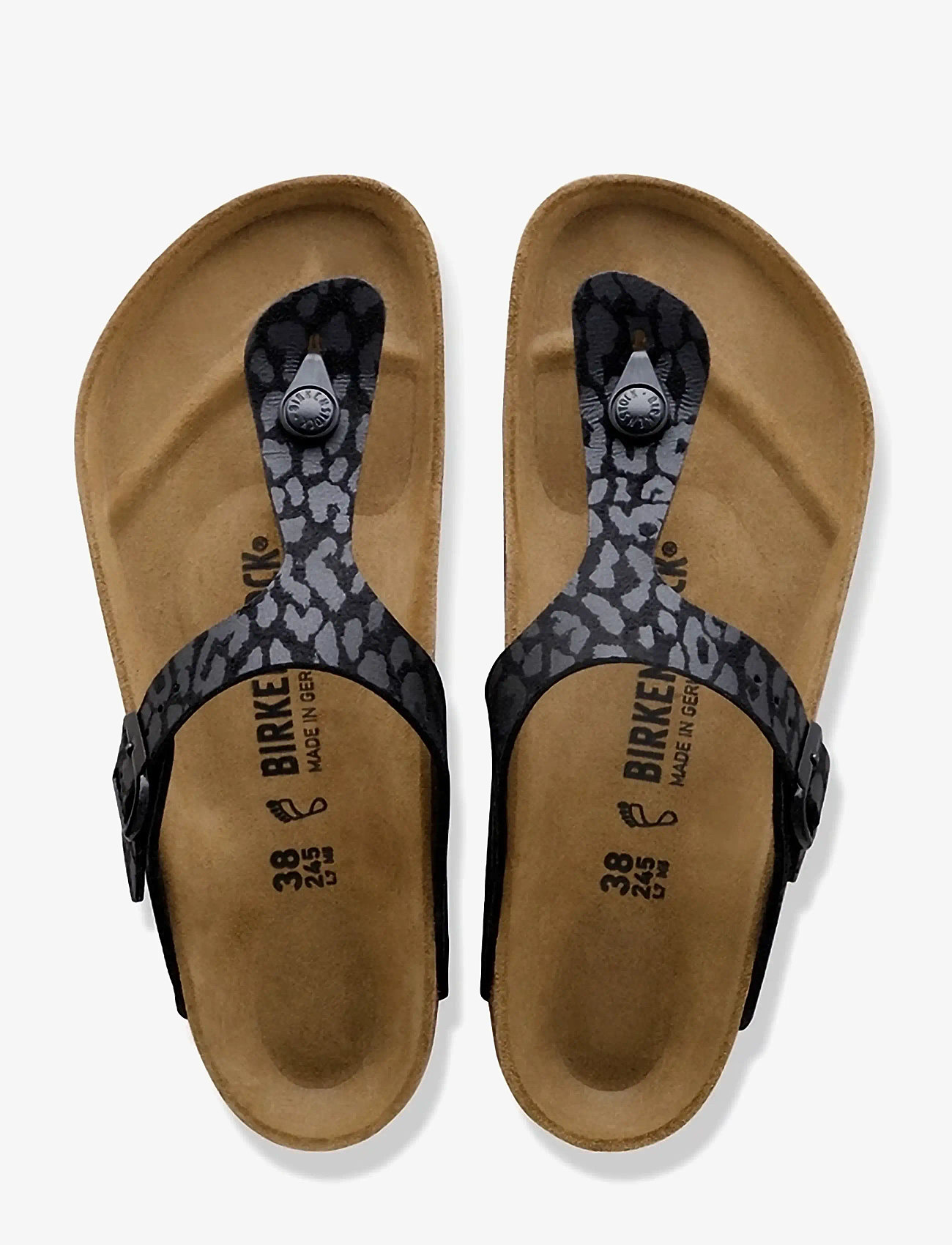 Birkenstock - Gizeh SYN - flade sandaler - leo black - 1
