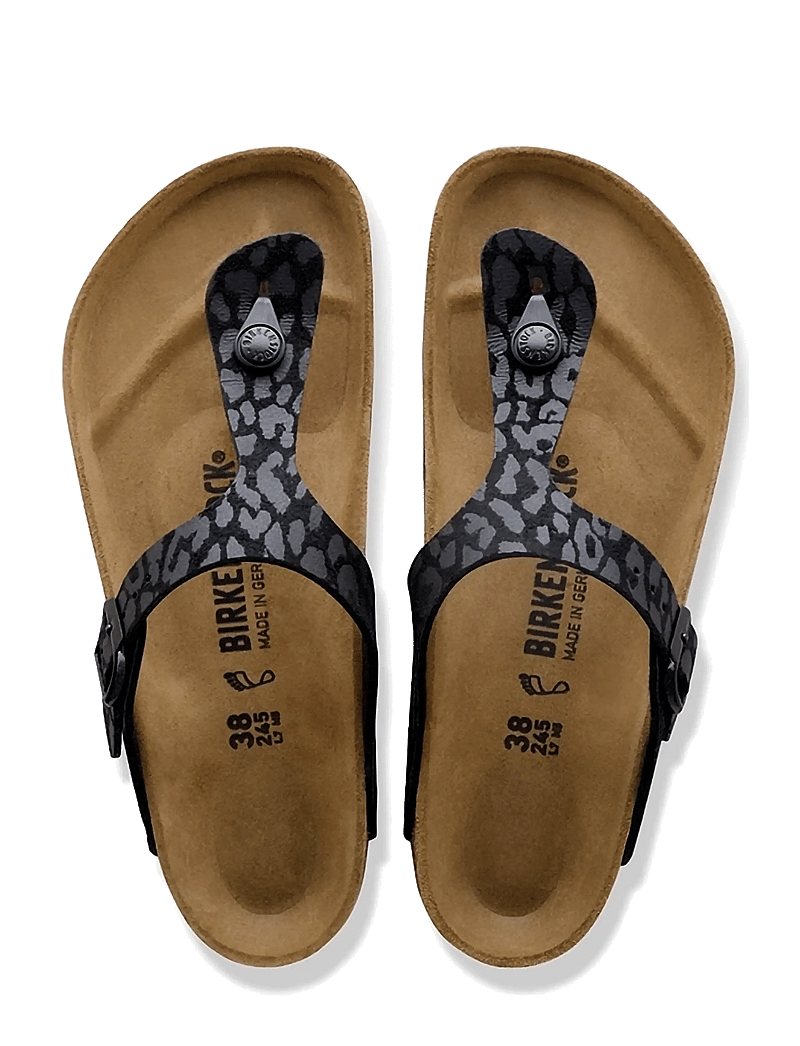 Birkenstock - Gizeh SYN - flade sandaler - leo black - 1