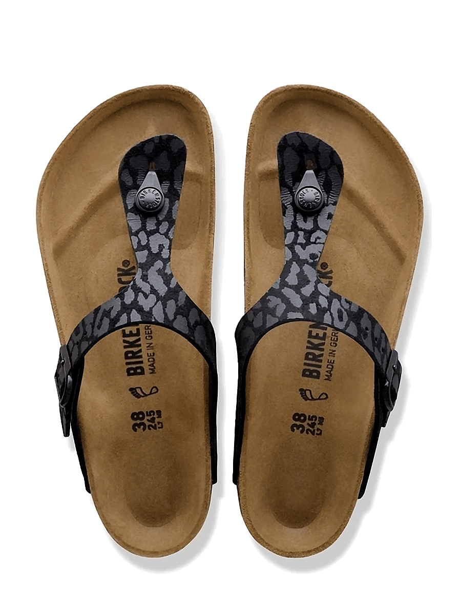 Birkenstock - Gizeh SYN - flat sandals - leo black - 1