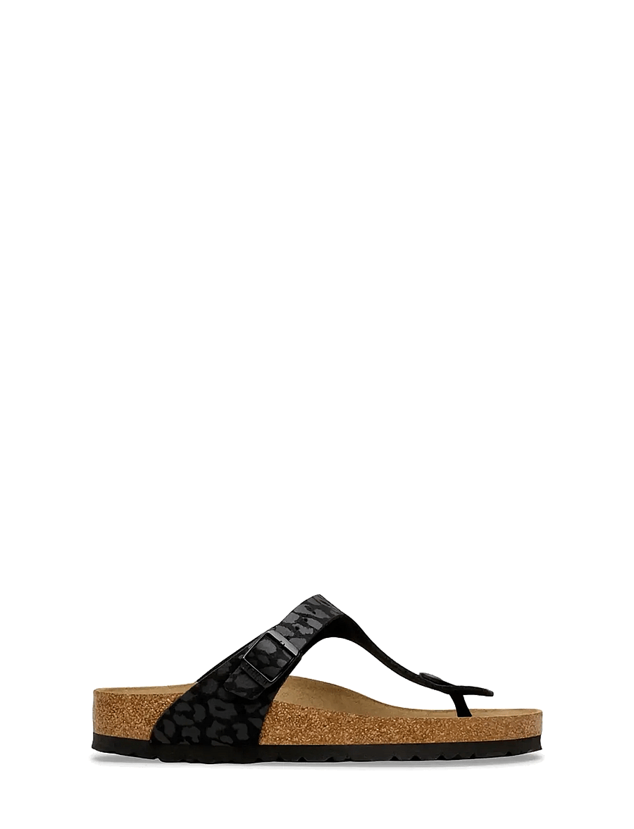 Birkenstock - Gizeh SYN - flat sandals - leo black - 2