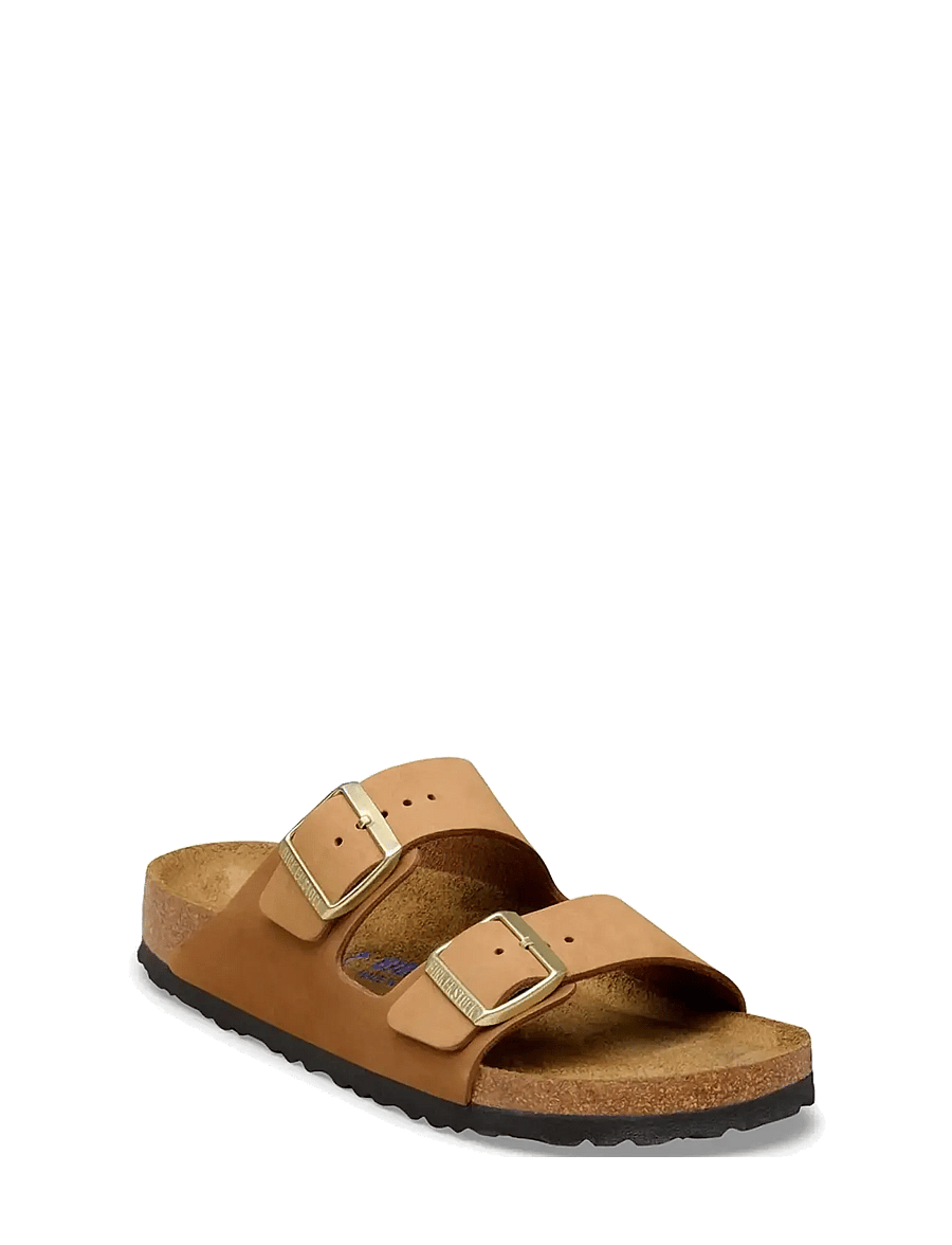 Birkenstock - Arizona SFB LENB Mink - flat sandals - mink - 0