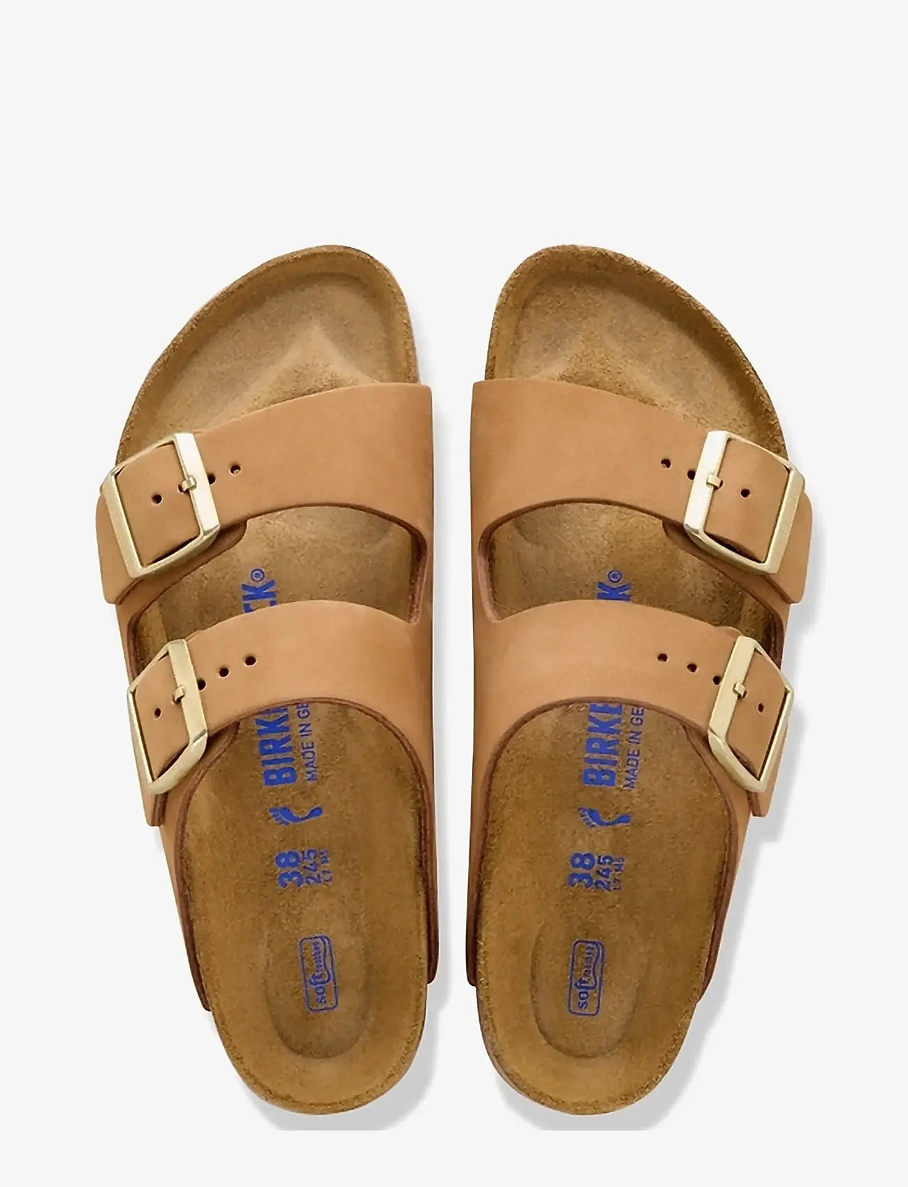 Birkenstock - Arizona SFB LENB Mink - flade sandaler - mink - 1