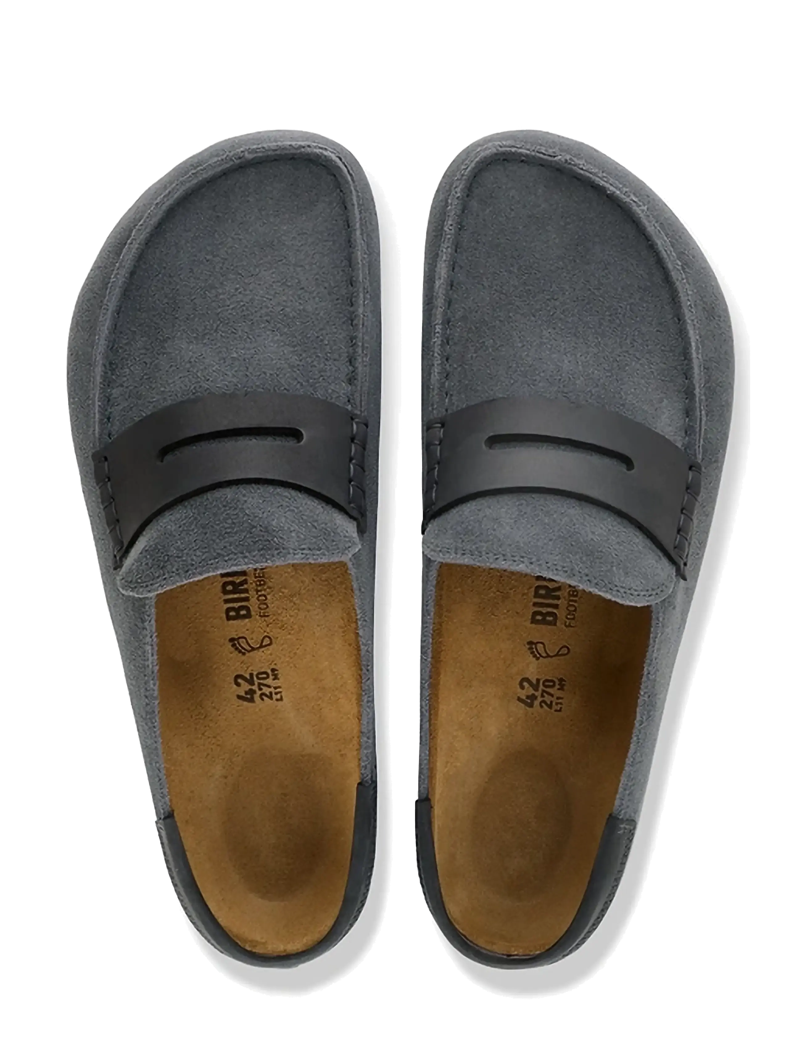 Birkenstock - Naples Wrapped LEVE/LEOI Charcoal - mulor & clogs - anthracite - 1
