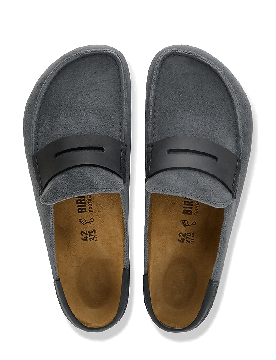 Birkenstock - Naples Wrapped LEVE/LEOI Charcoal - mulor & clogs - anthracite - 1