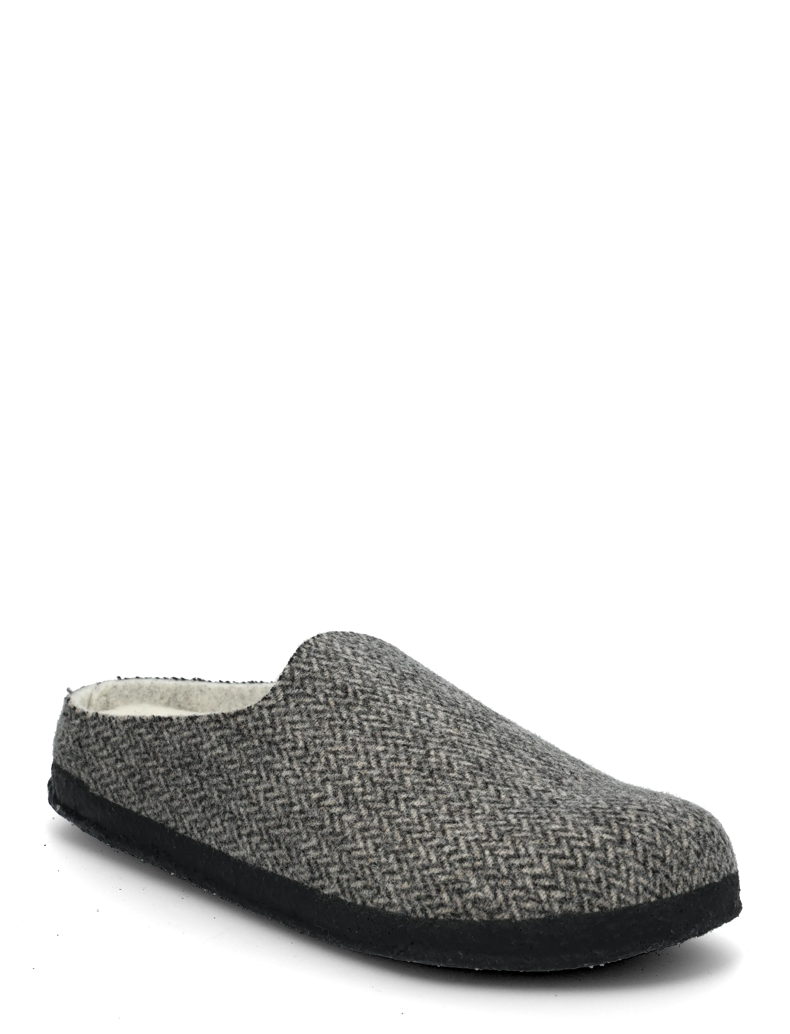 Birkenstock Amsterdam Wrap Dip FE H.bone Gray LAF - Hausschuhe - HERRINGBONE GRAY / grey