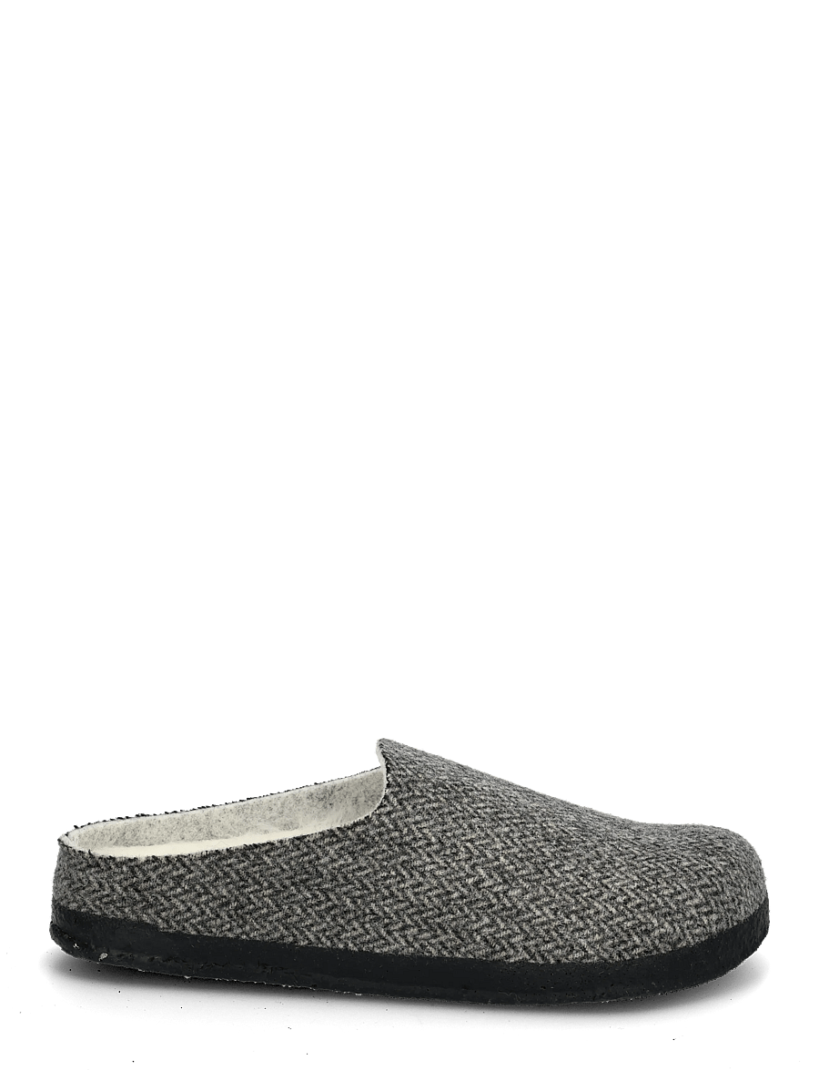 Birkenstock - Amsterdam Wrap Dip FE H.bone Gray LAF - hausschuhe - herringbone gray - 2