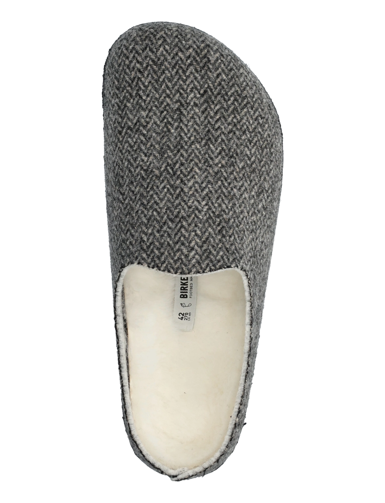 Birkenstock - Amsterdam Wrap Dip FE H.bone Gray LAF - herringbone gray - 3