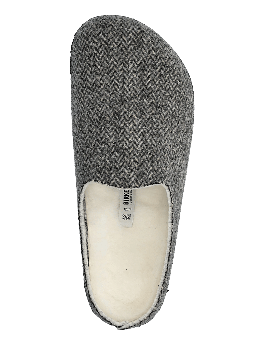 Birkenstock - Amsterdam Wrap Dip FE H.bone Gray LAF - sussid - herringbone gray - 3