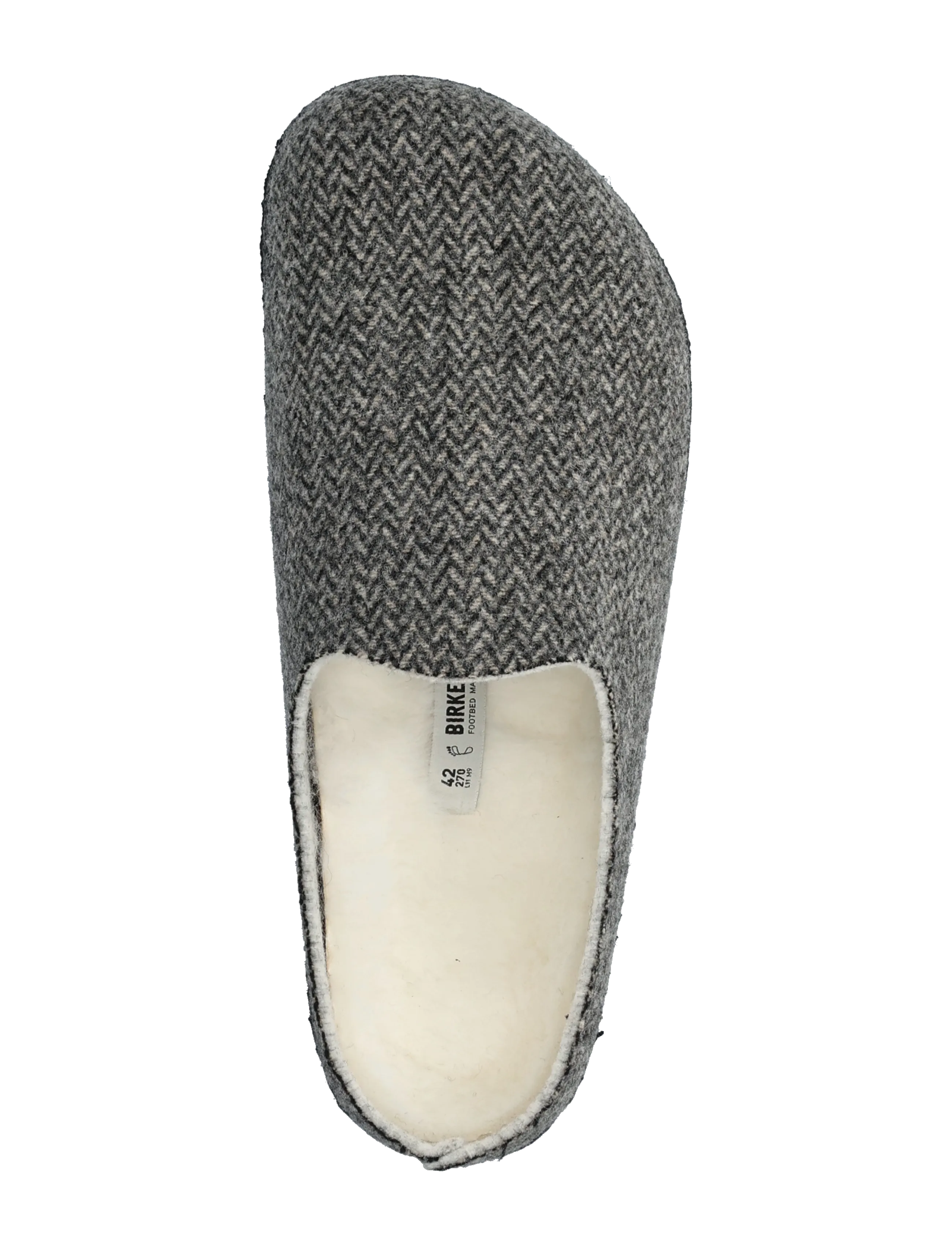 Birkenstock - Amsterdam Wrap Dip FE H.bone Gray LAF - hausschuhe - herringbone gray - 3