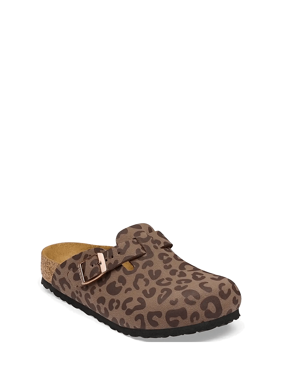 Birkenstock - Boston Kids BFBC Print Leo Mocca - clogs - leo mocca - 0