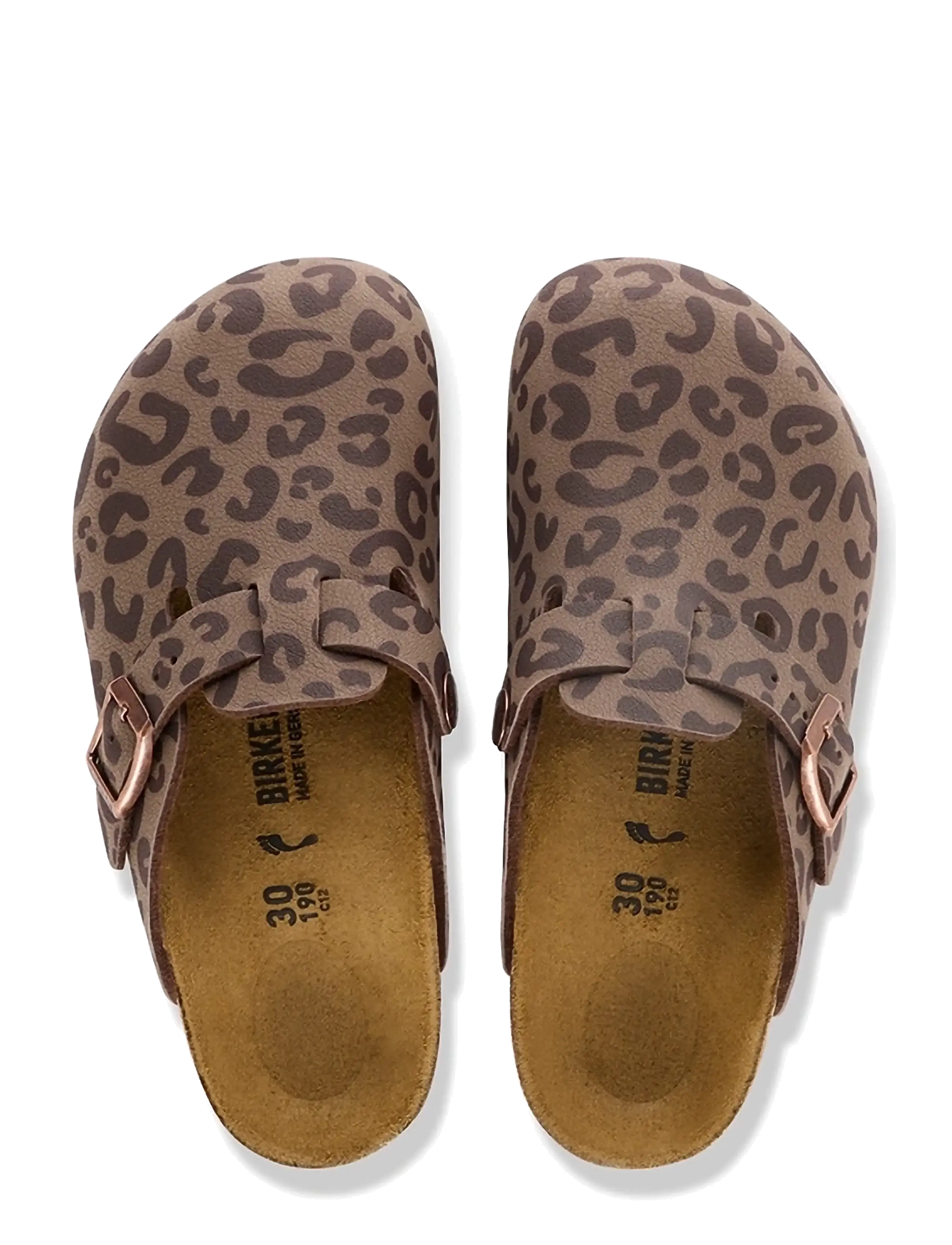 Birkenstock - Boston Kids BFBC Print Leo Mocca - leo mocca - 1