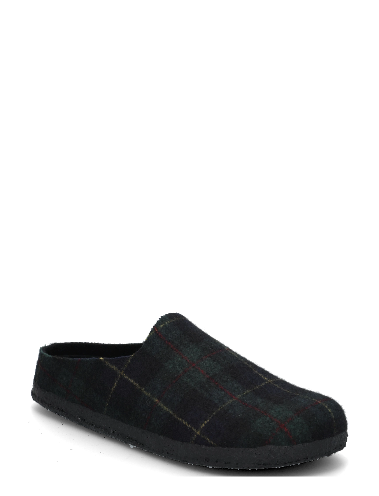 Birkenstock Amsterdam Wrap Dip FE Plaid Green/Na LAF - Skor - GREEN NAVY PLAID / green