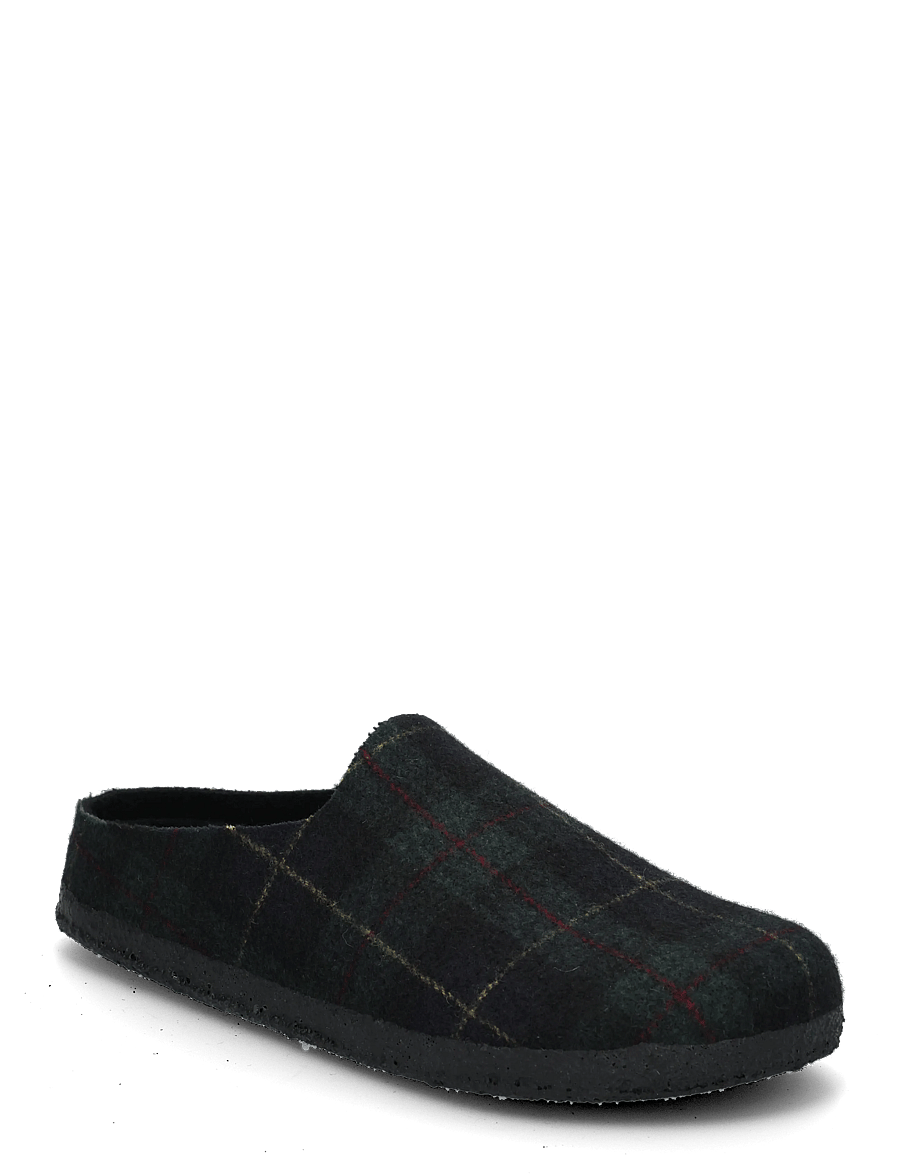 Birkenstock - Amsterdam Wrap Dip FE Plaid Green/Na LAF - hausschuhe - green navy plaid - 0