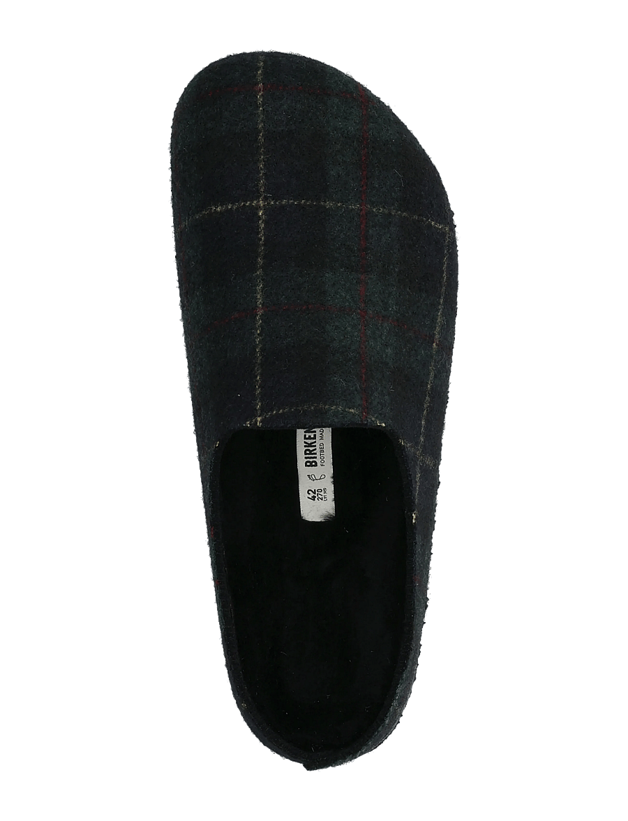 Birkenstock - Amsterdam Wrap Dip FE Plaid Green/Na LAF - hausschuhe - green navy plaid - 3