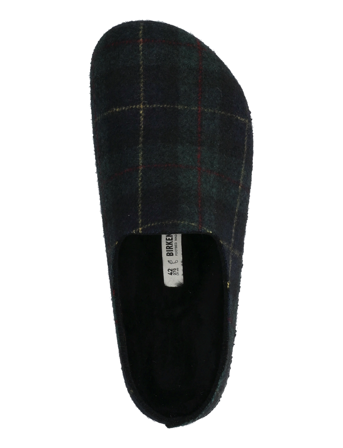Birkenstock - Amsterdam Wrap Dip FE Plaid Green/Na LAF - green navy plaid - 3