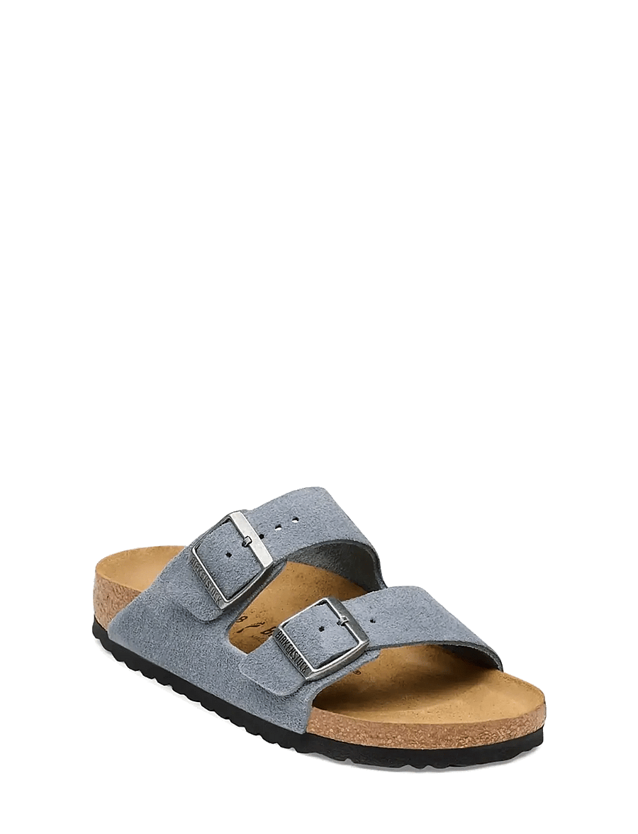 Birkenstock - Arizona LEVE Stone Blue - flade sandaler - stone blue - 0