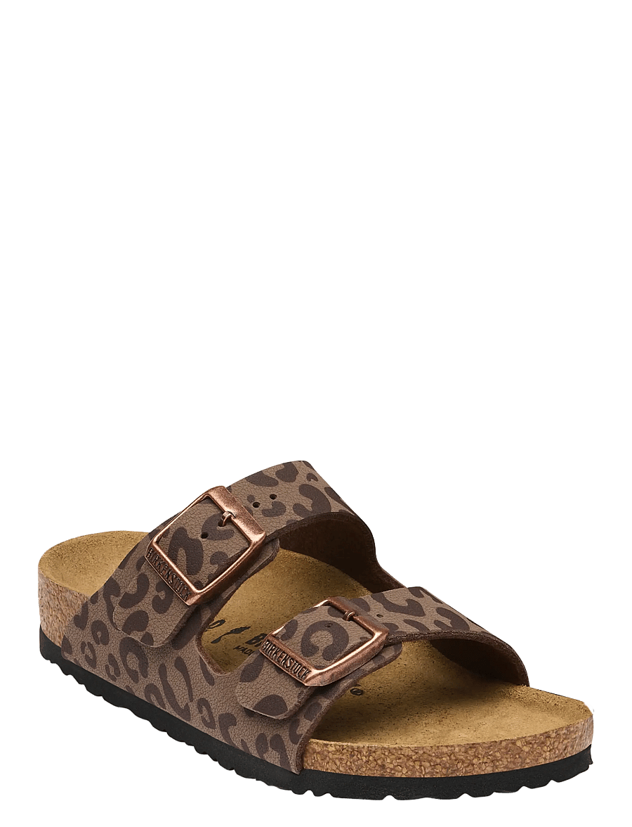 Birkenstock - Arizona Kids BFBC Print Leo Mocca - hausschuhe - leo mocca - 0