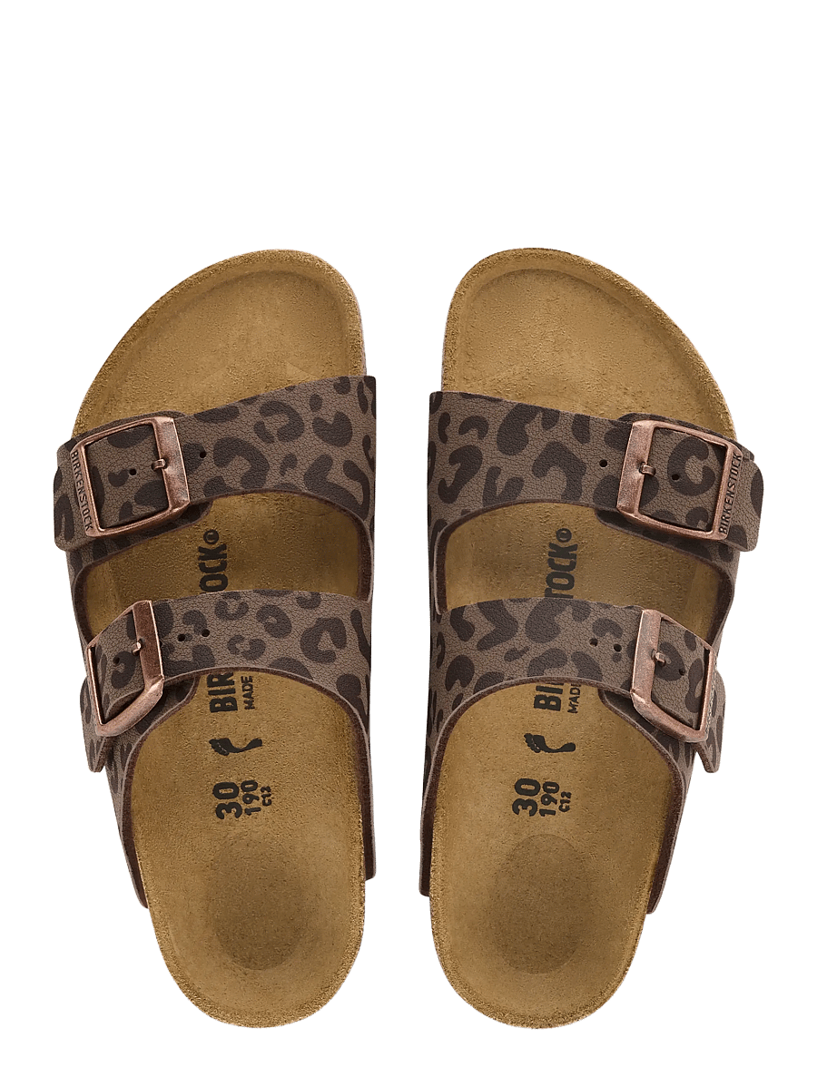 Birkenstock - Arizona Kids BFBC Print Leo Mocca - hausschuhe - leo mocca - 1