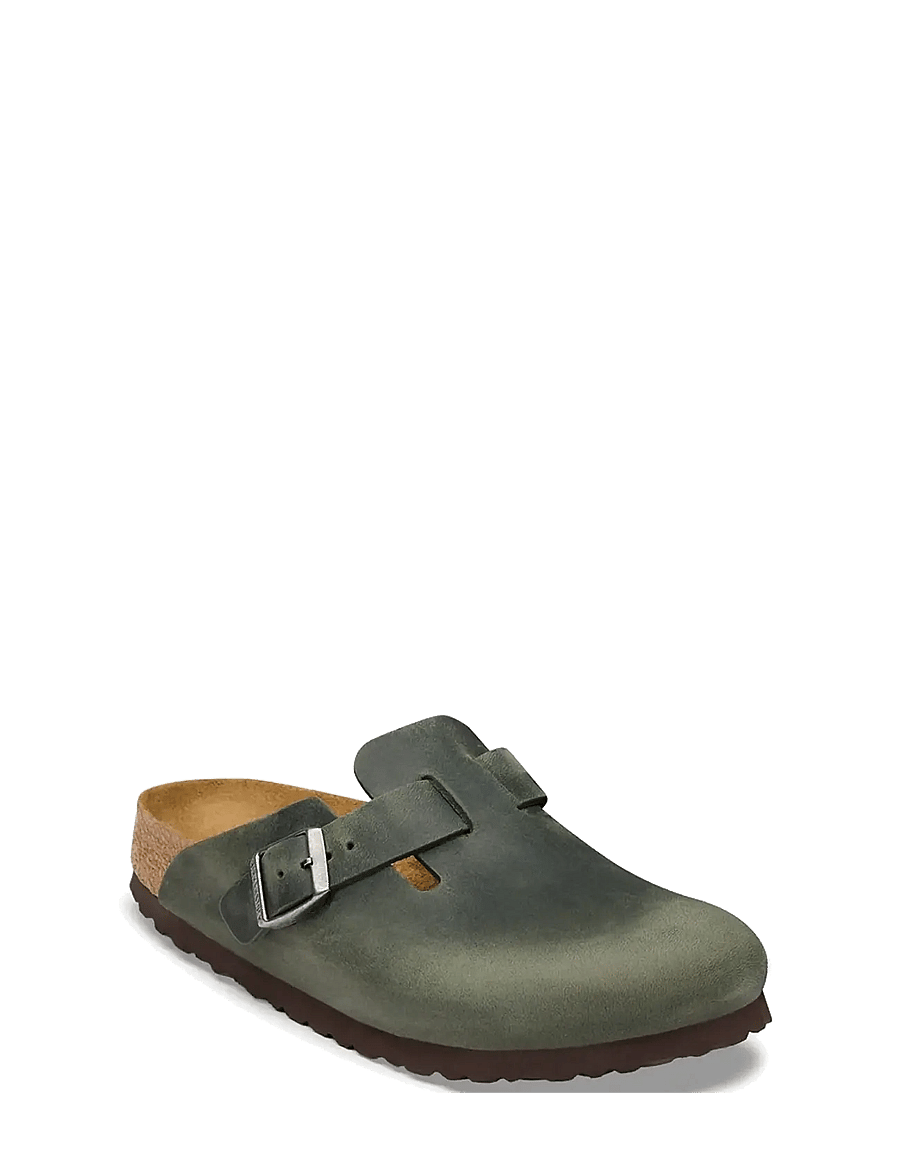 Birkenstock - Boston LEOI Thyme - mules & clogs - thyme - 0