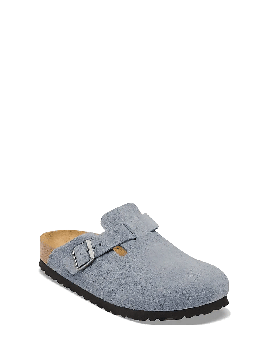 Birkenstock - Boston LEVE Stone Blue - flade mules - stone blue - 0