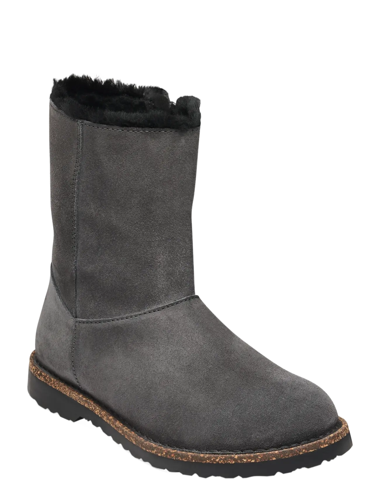 Birkenstock Uppsala Zip Shearling LEVE - Winter boots - ANTHRACITE / grey