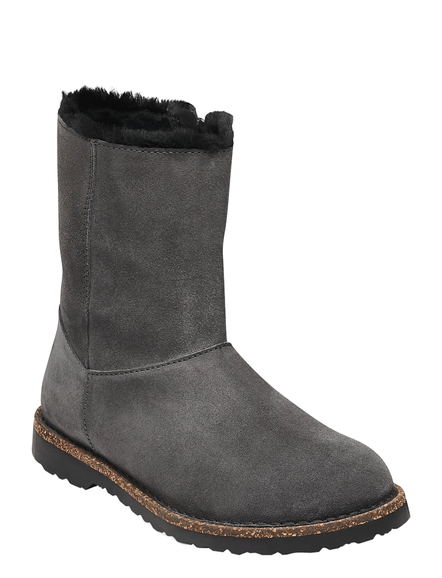 Birkenstock - Uppsala Zip Shearling LEVE - teddy boots - anthracite - 0