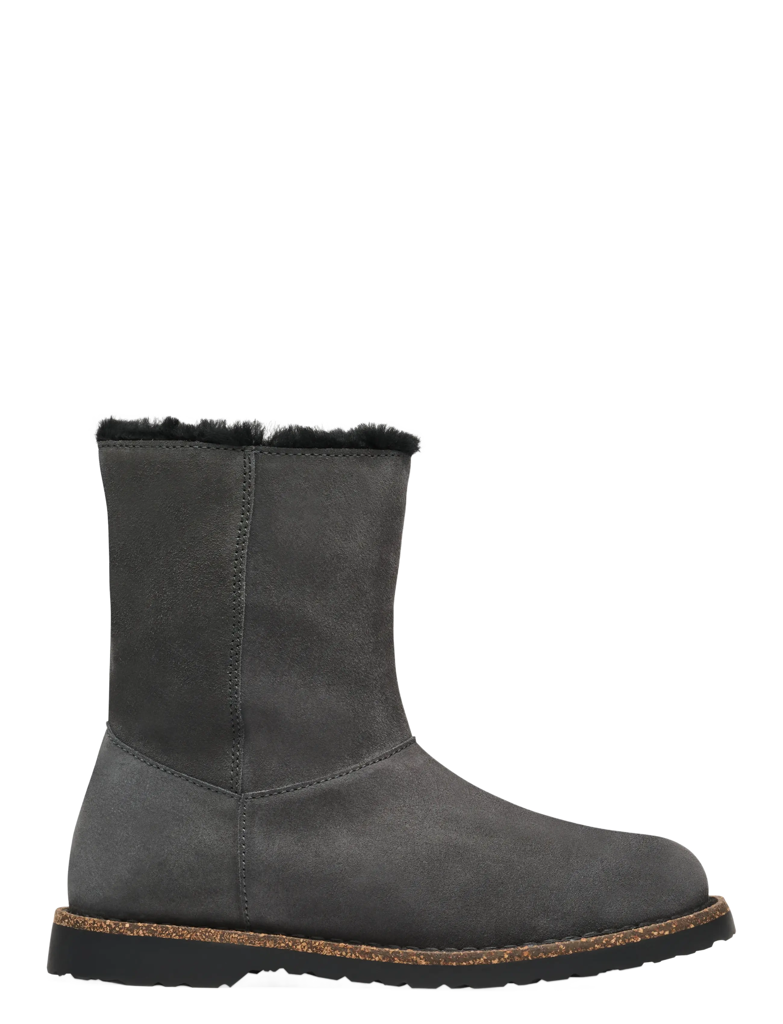 Birkenstock - Uppsala Zip Shearling LEVE - teddy boots - anthracite - 2