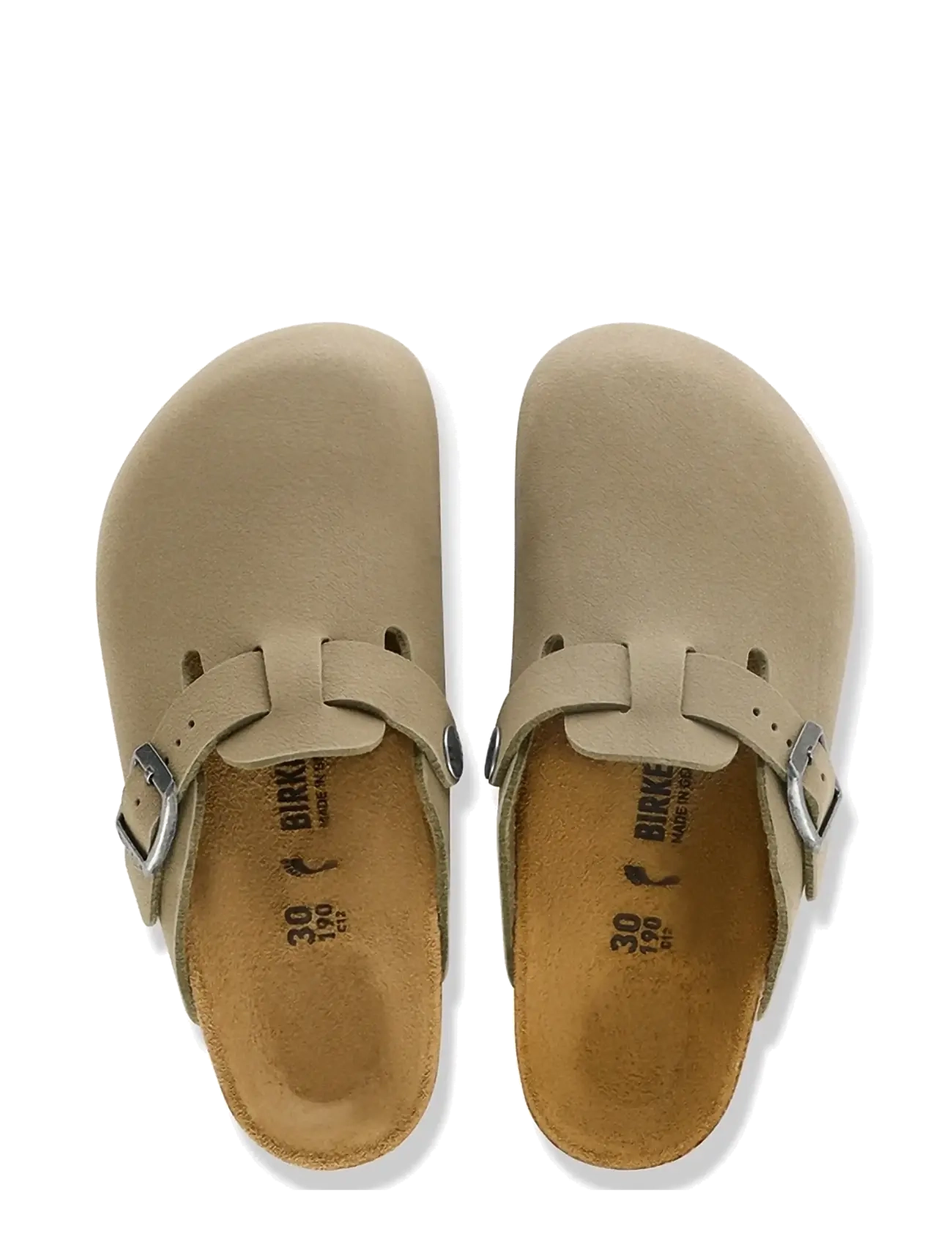 Birkenstock - Boston Kids BFBC Faded Khaki - mules & clogs - faded khaki - 1