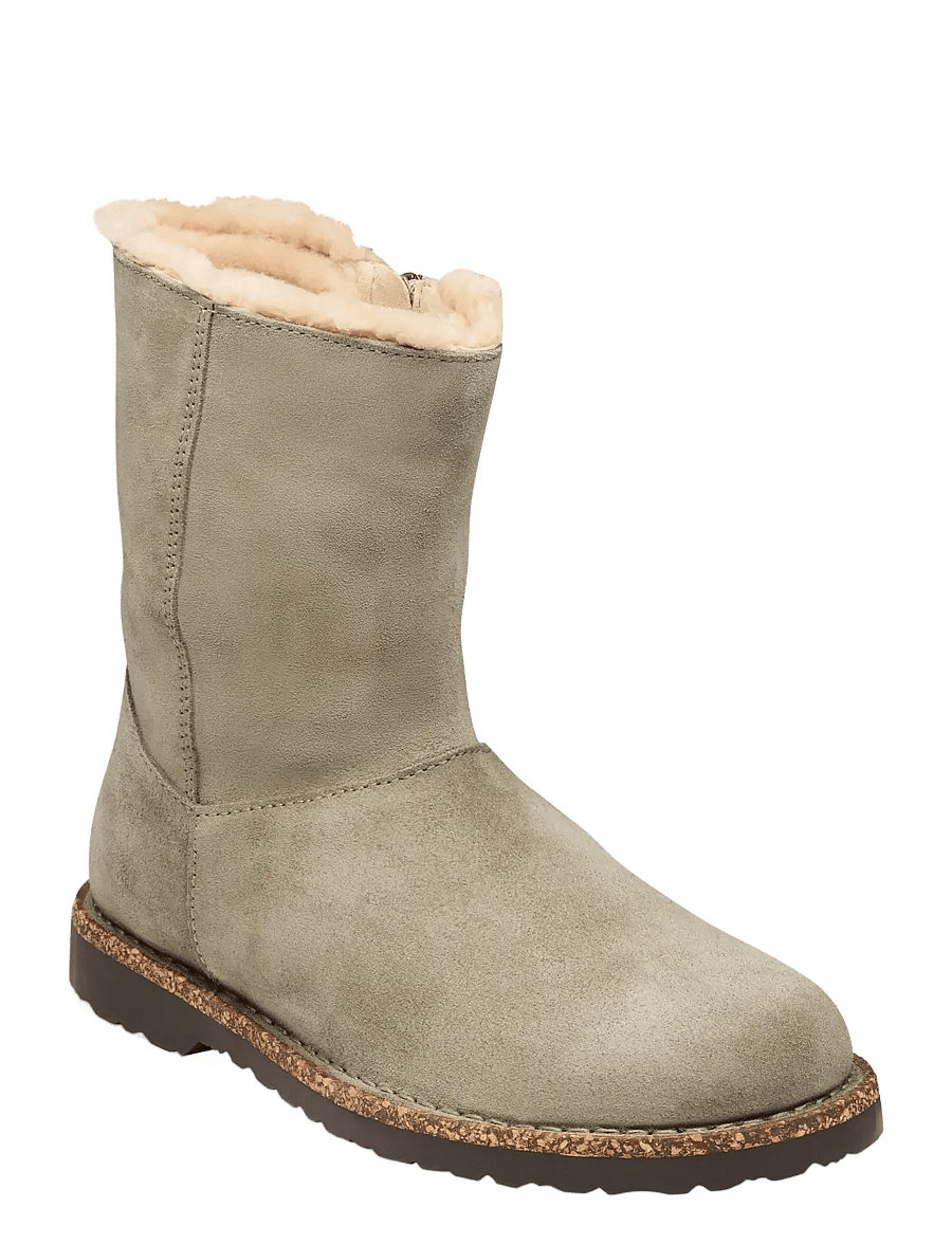 Birkenstock - Uppsala Zip Shearling LEVE Taupe - vinterskor - taupe - 0