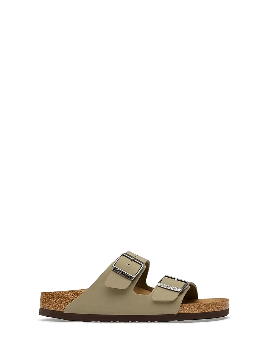 Birkenstock - Arizona BF Faded Khaki/Dark Brown OS - flade sandaler - faded khaki/dark brown os - 2