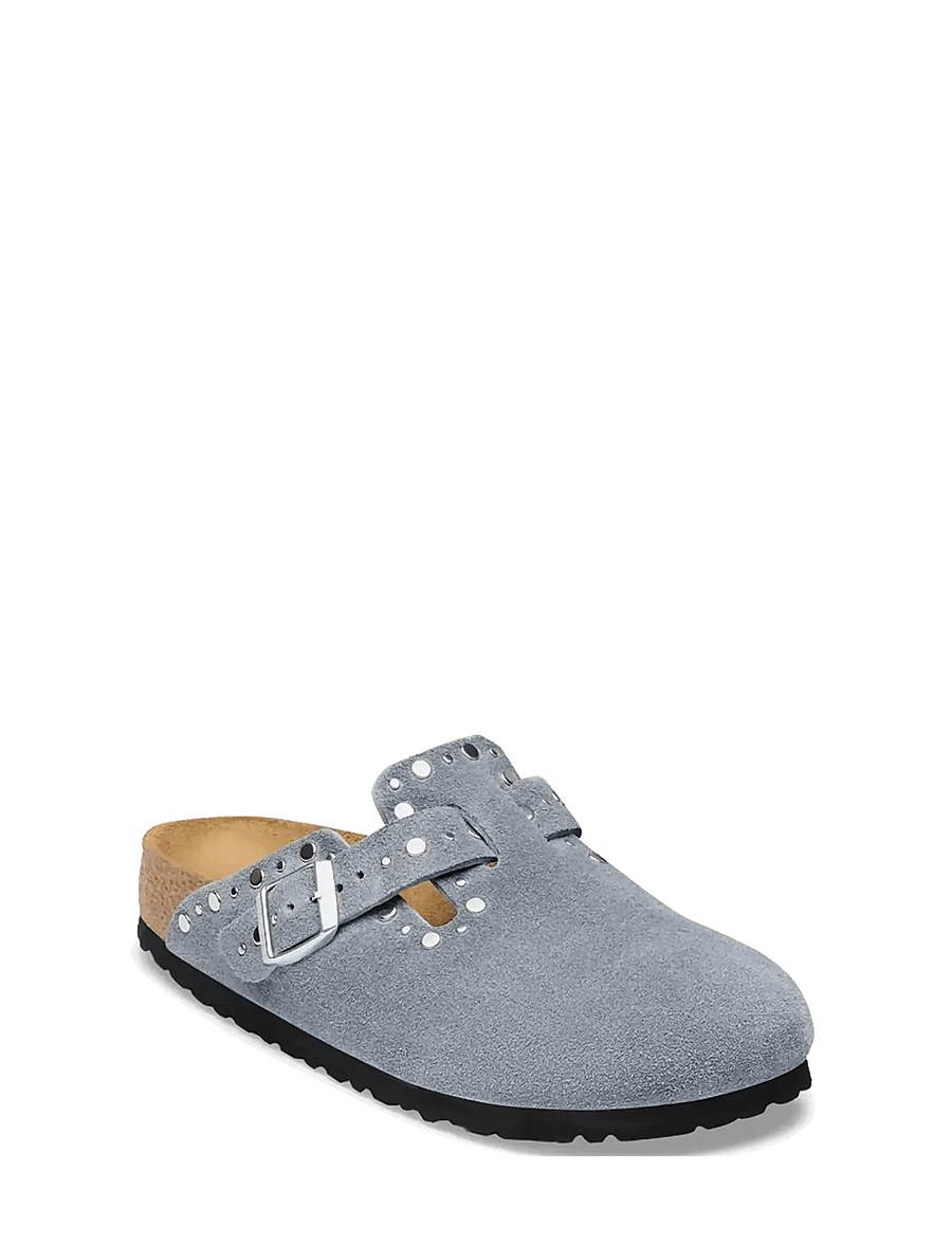 Birkenstock - Boston Rivet LEVE Stone Blue - flache pantoletten - stone blue - 0