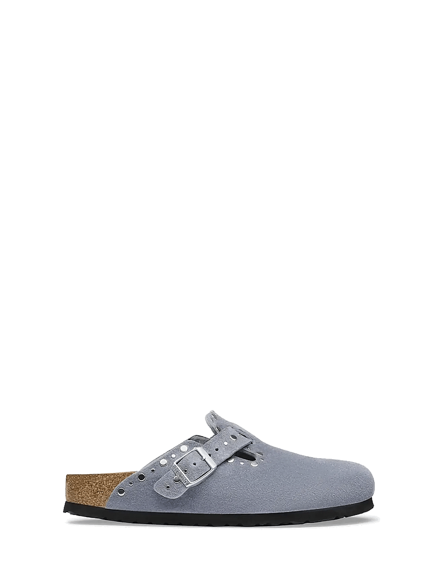 Birkenstock - Boston Rivet LEVE Stone Blue - flache pantoletten - stone blue - 2