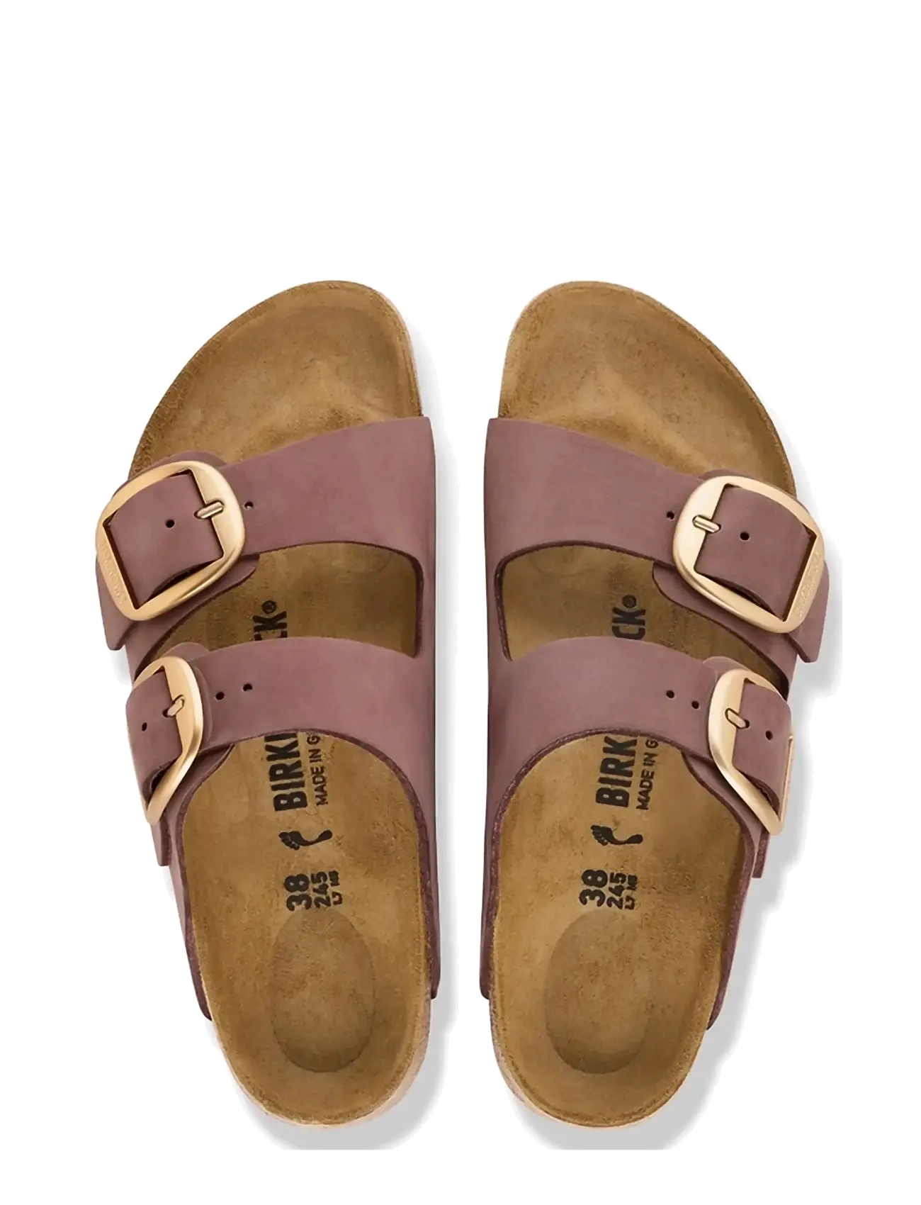 Birkenstock - Arizona Big Buckle LENB Pepper - flache sandalen - pepper - 1