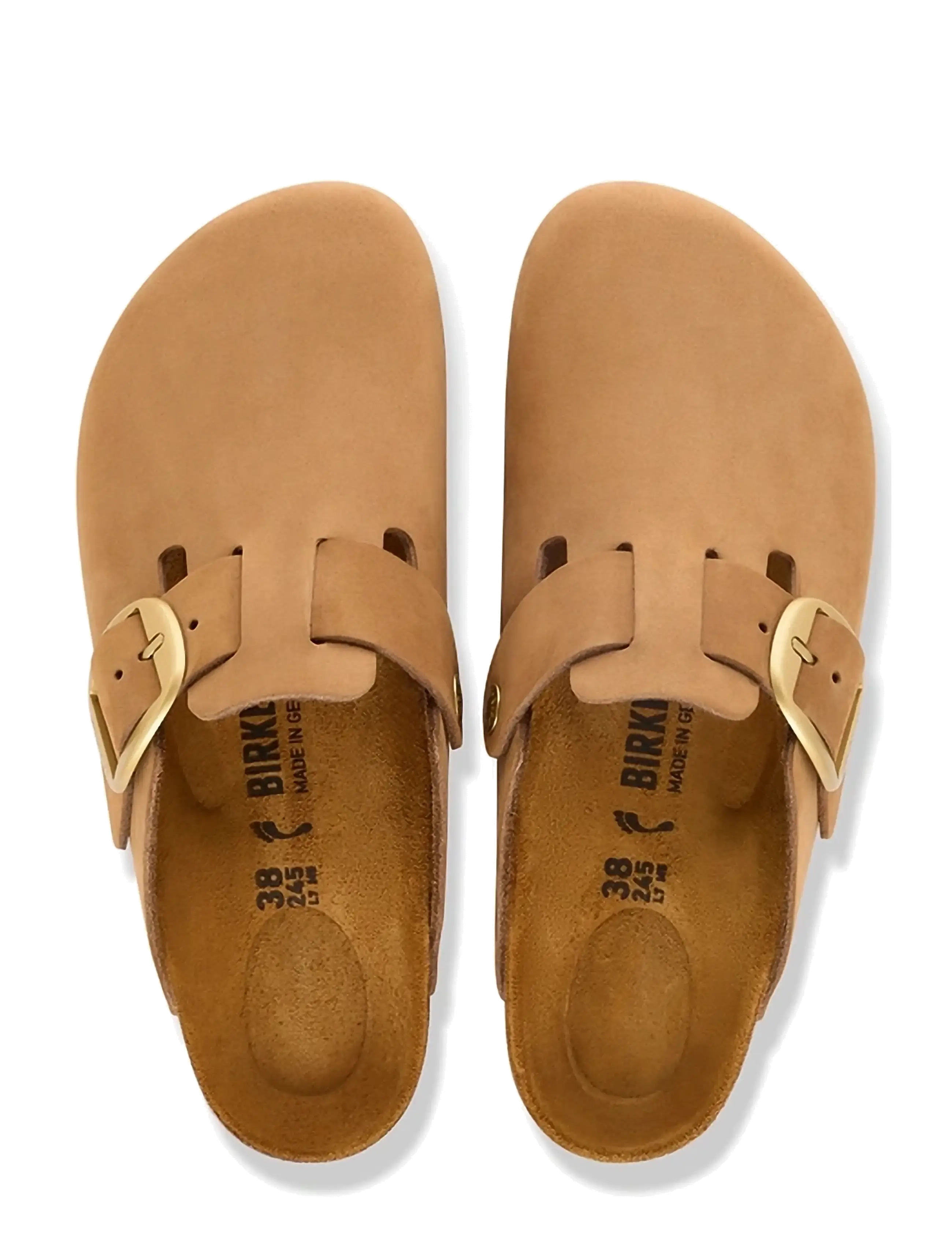 Birkenstock - Boston Big Buckle LENB Mink Tonal FB - mink tonal fb - 2