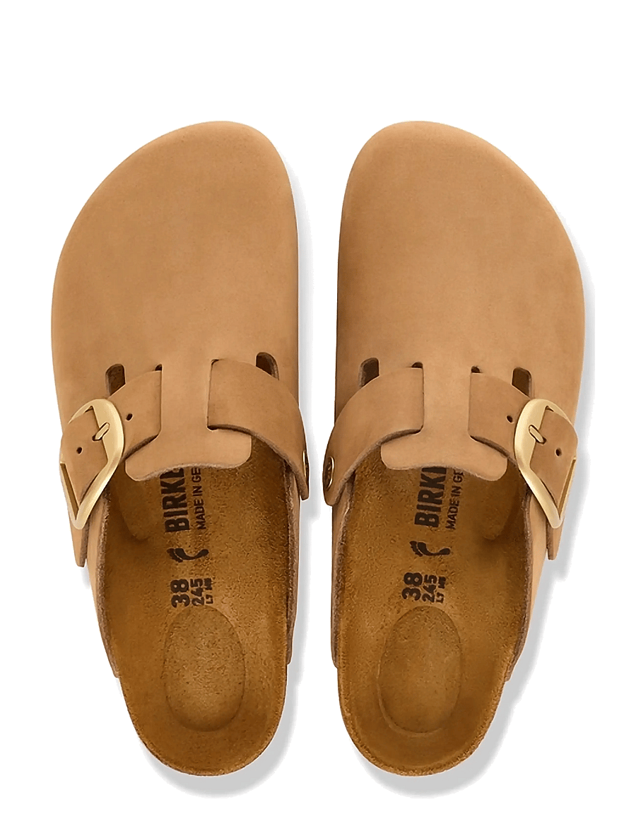 Birkenstock - Boston Big Buckle LENB Mink Tonal FB - mink tonal fb - 2
