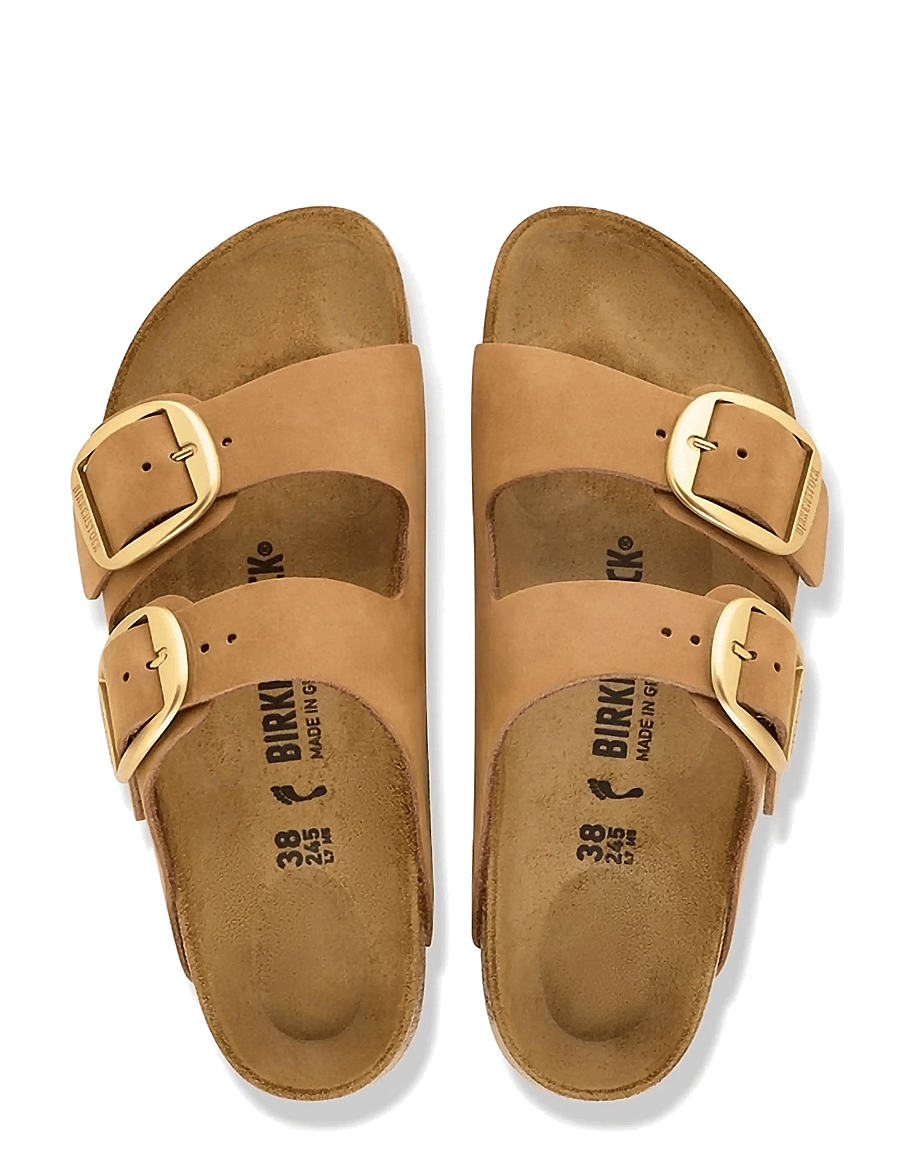 Birkenstock - Arizona Big Buckle LENB Mink - flache sandalen - mink - 1