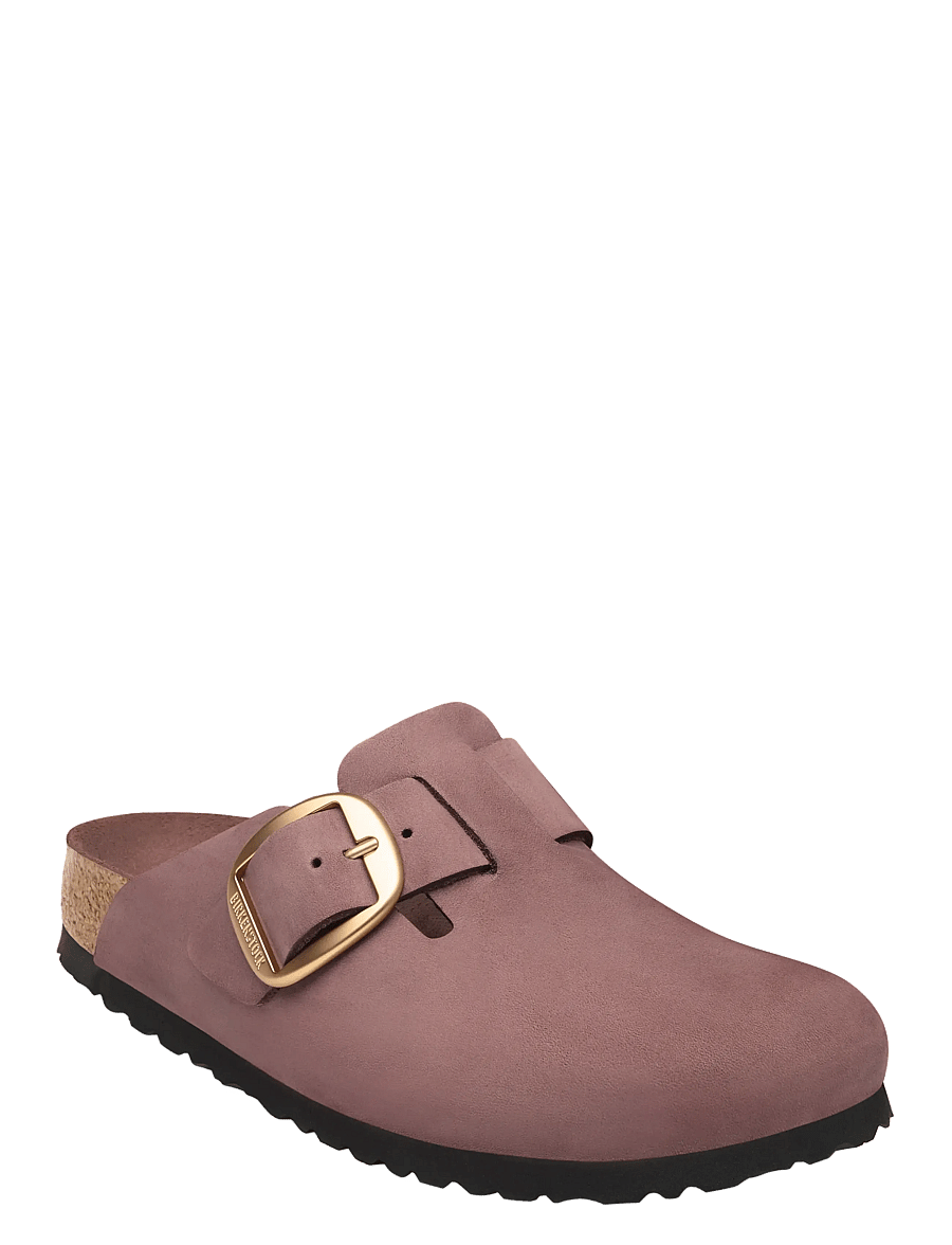 Birkenstock - Boston Big Buckle LENB Pepper Tonal FB - flache pantoletten - pepper tonal fb - 0