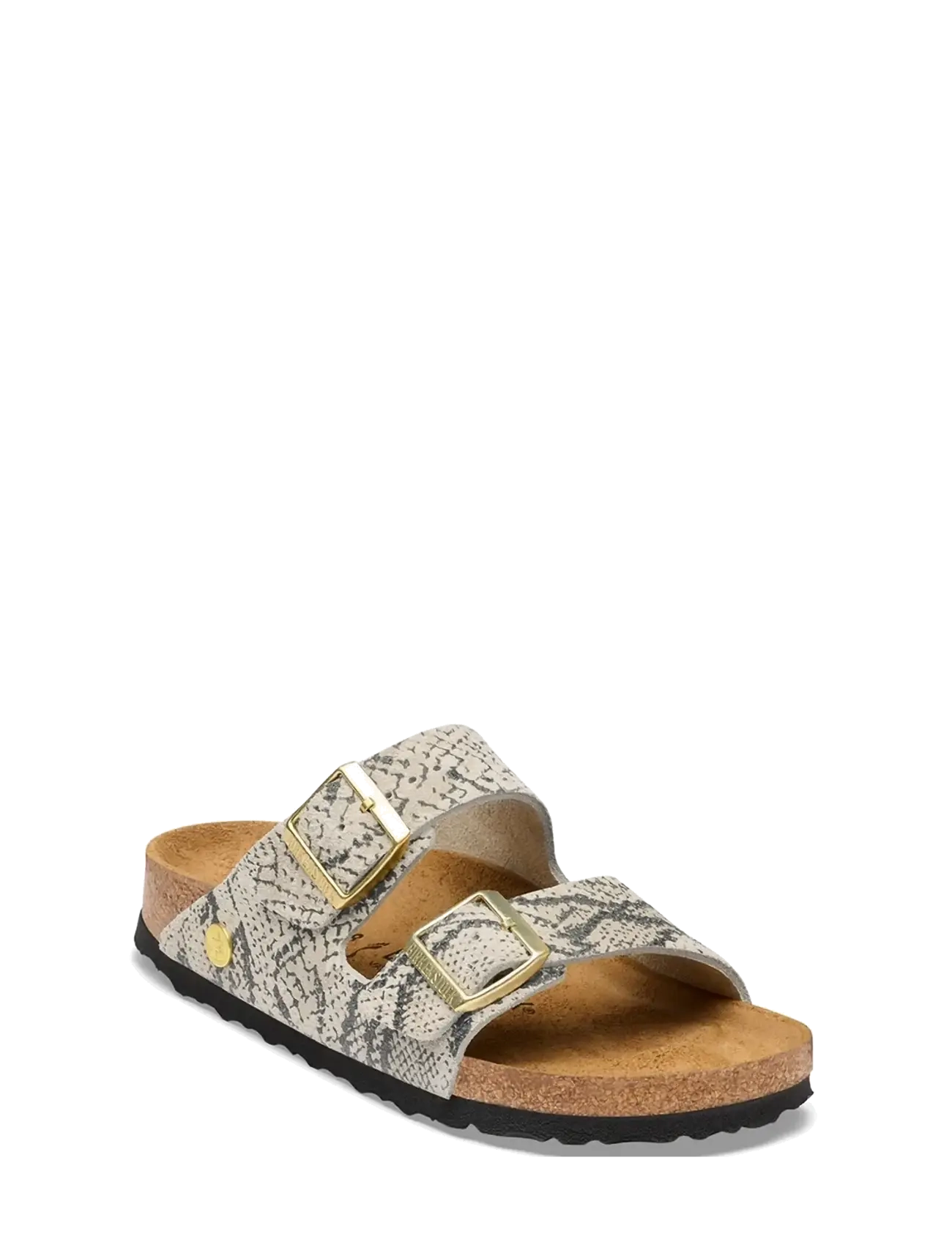 Birkenstock Boston Print Leve Snake Oyster, 40, Sandals, Mehrfarbig/gemustert - Flat Frauen