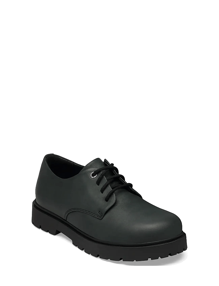 Birkenstock - Highwood Lace Low LEOI Black - derby sko - black - 0