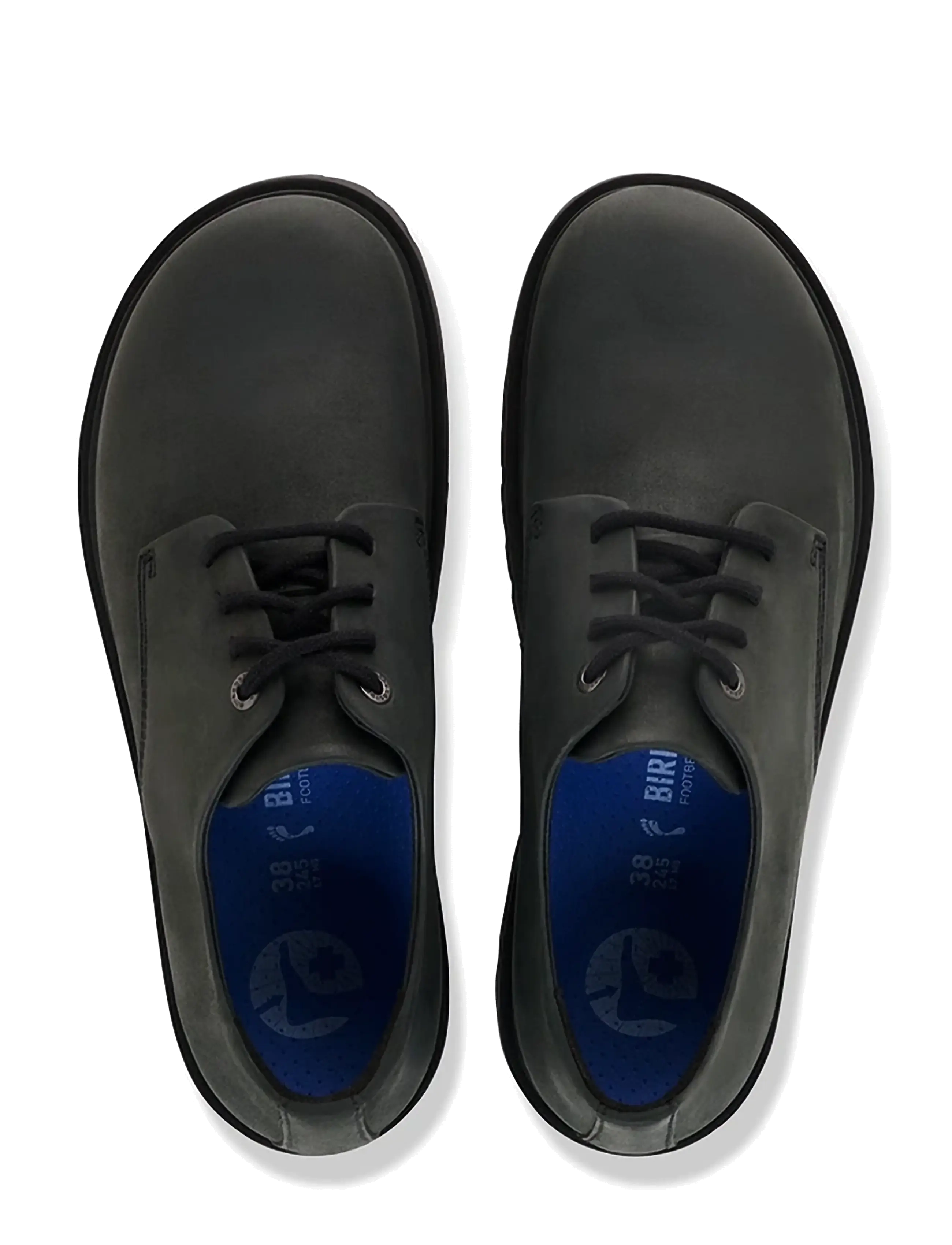 Birkenstock - Highwood Lace Low LEOI Black - derby sko - black - 1