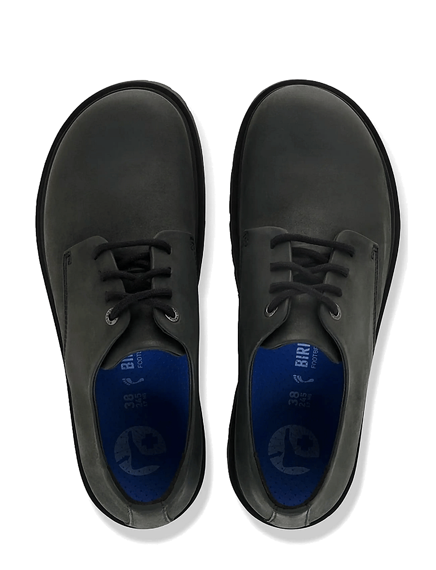 Birkenstock - Highwood Lace Low LEOI Black - derby sko - black - 1