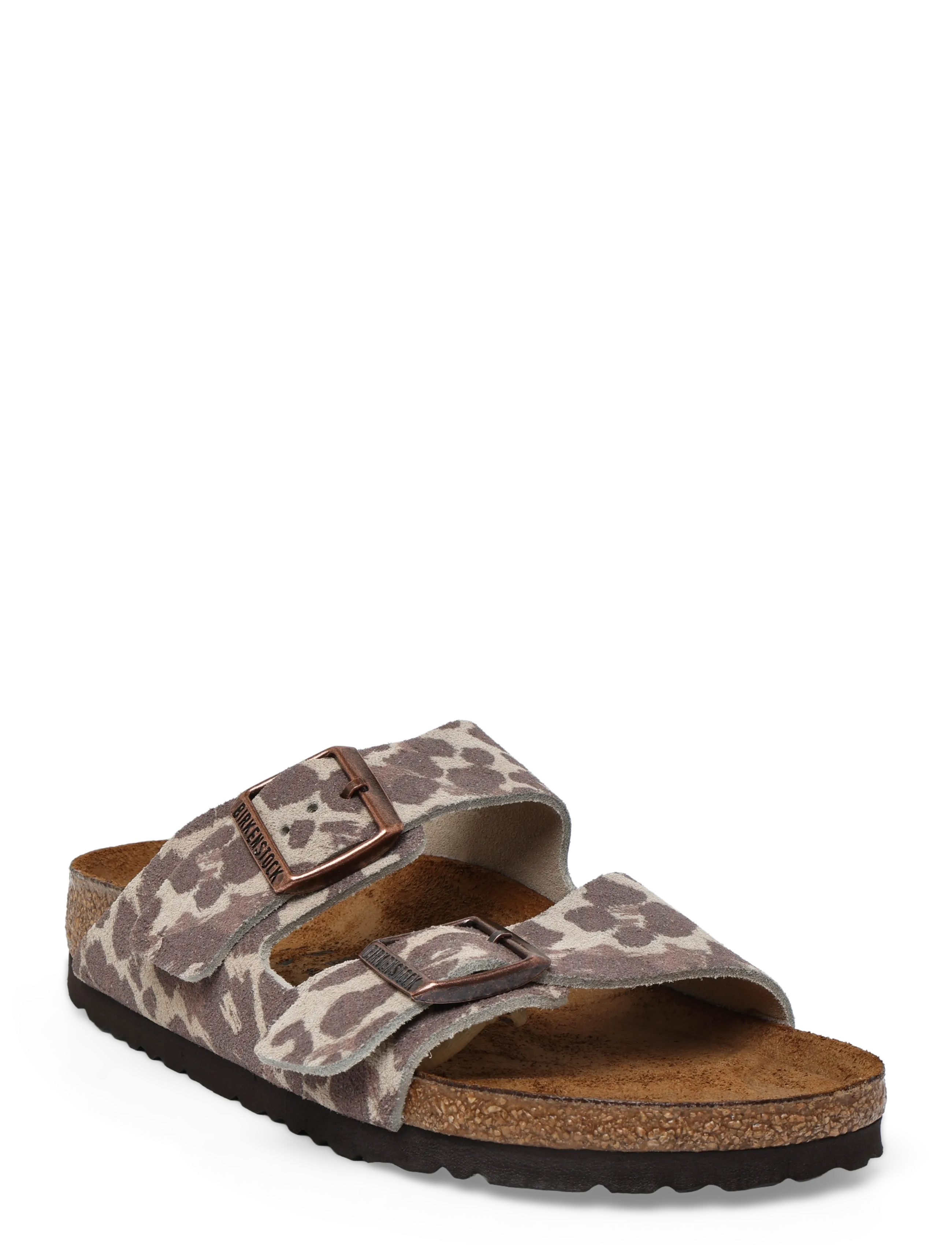 Birkenstock Arizona Print LEVE Leo Sandcastle - Shoes - LEO SANDCASTLE / beige
