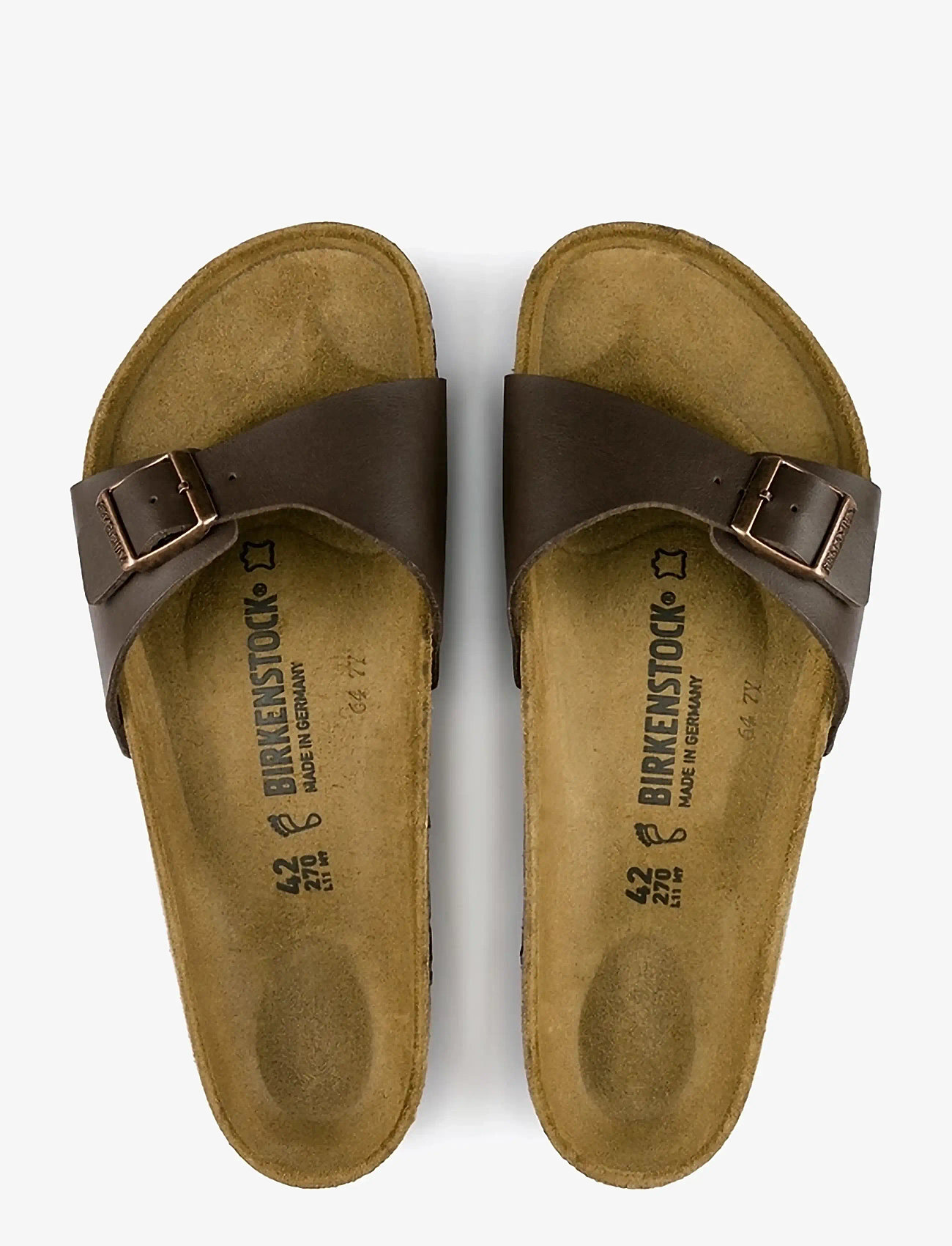 Birkenstock - Madrid BF - kontsata sandaalid - dark brown - 1