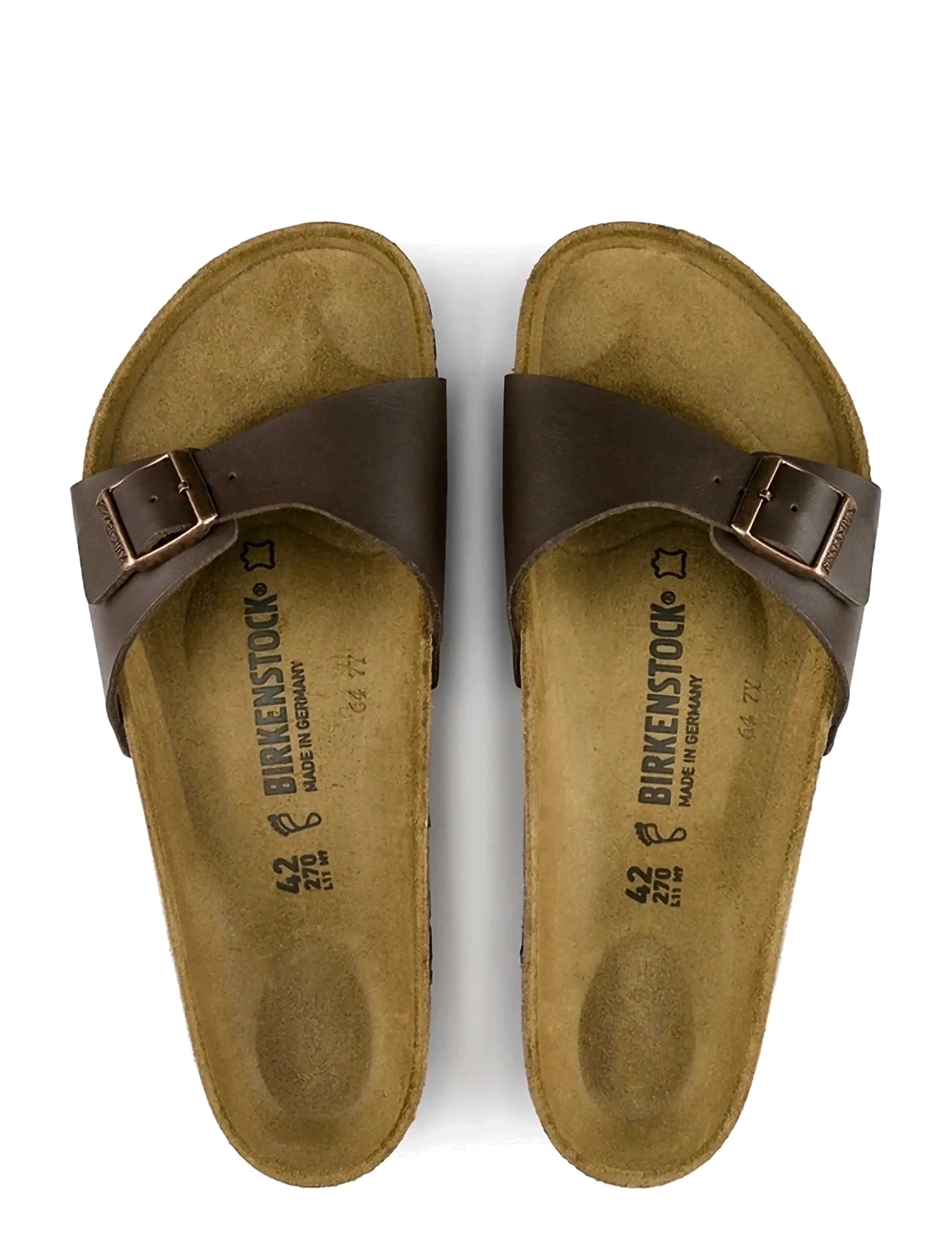 Birkenstock - Madrid BF - flade sandaler - dark brown - 1
